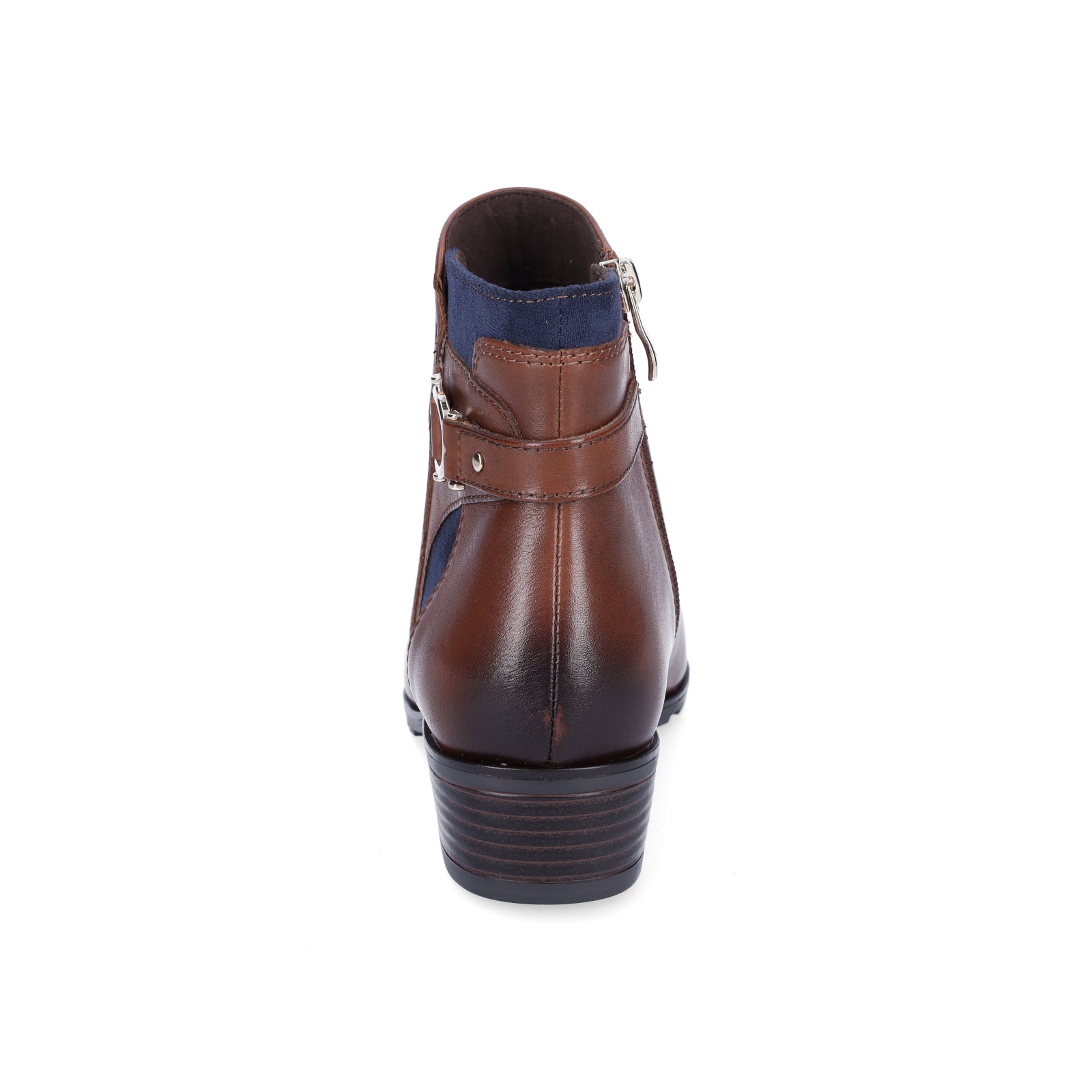 Caprice women's ankle boots cognac