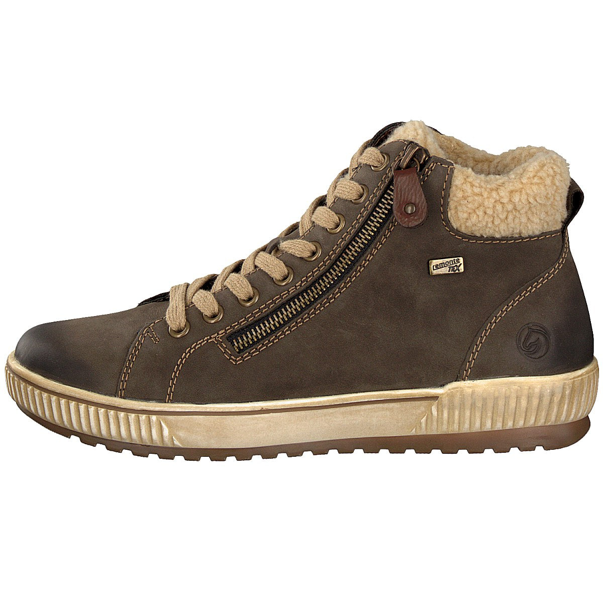Remonte women's lace-up boots grey