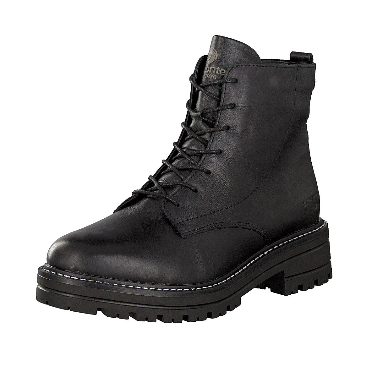 Remonte women's lace-up boot black