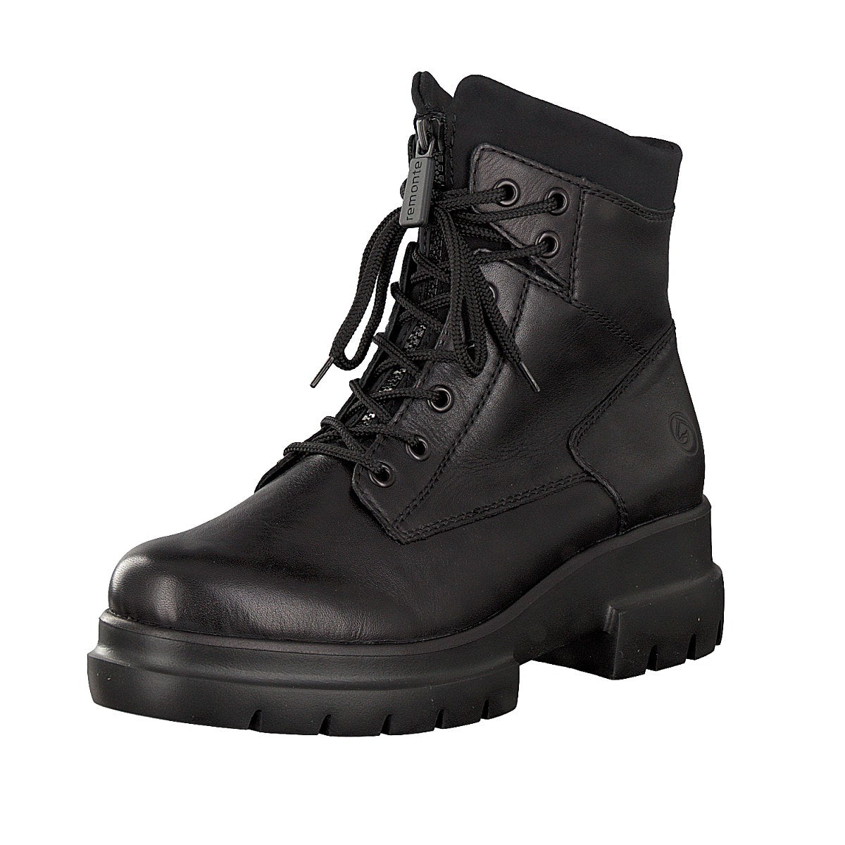 Remonte women's lace-up boot black