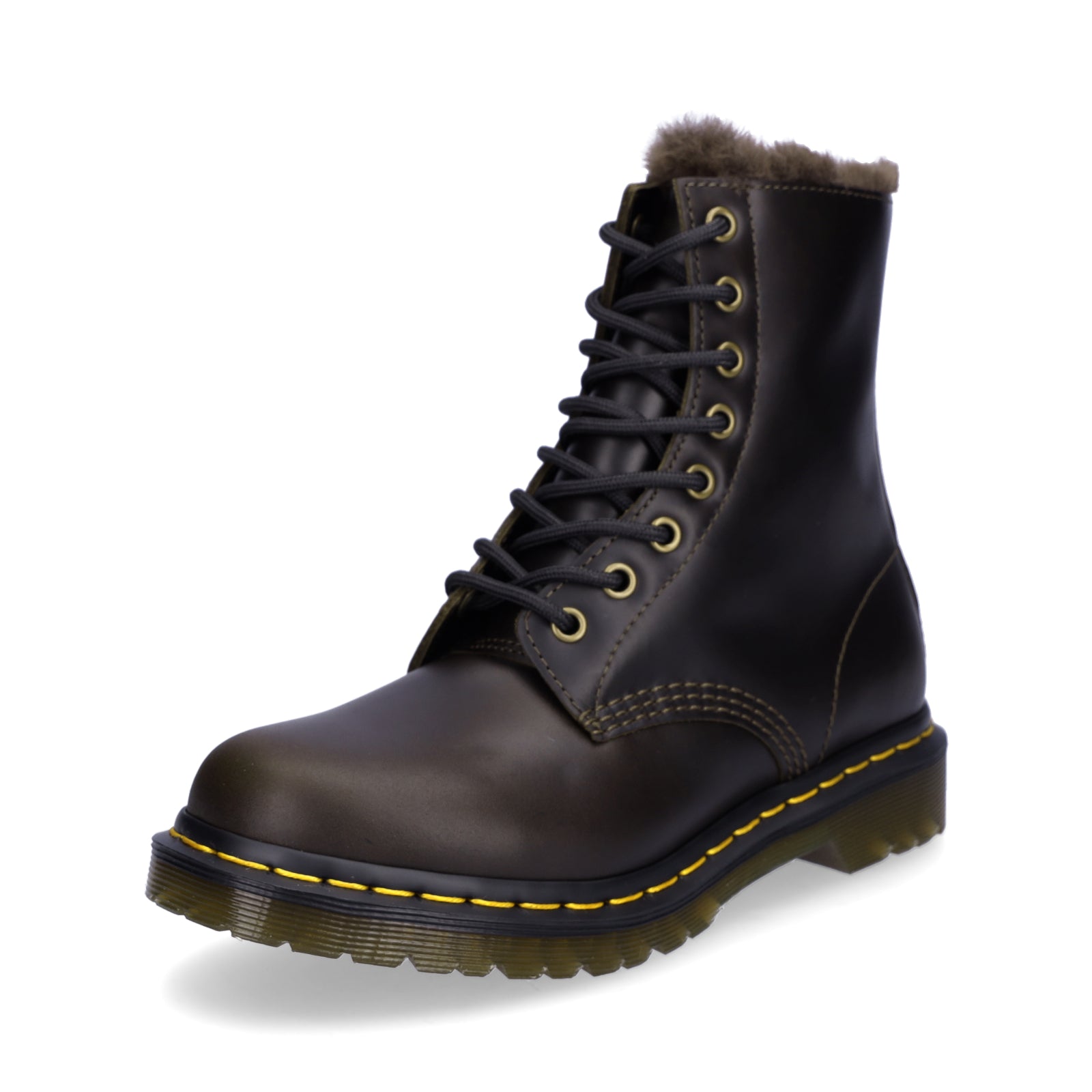 Dr. Martens Damen Schnürboot dunkeltaupe