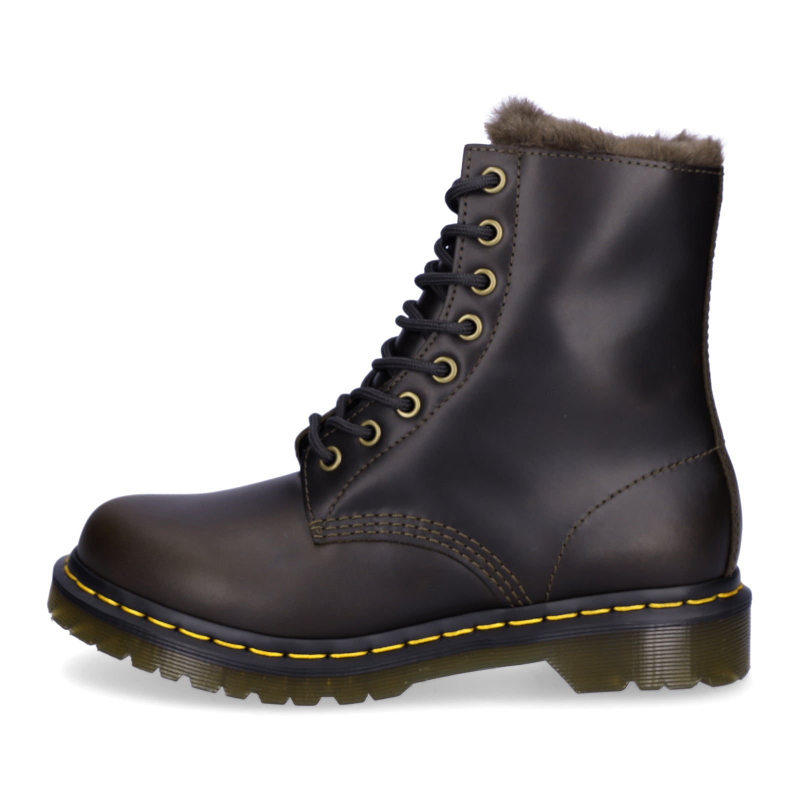 Dr. Martens Damen Schnürboot dunkeltaupe