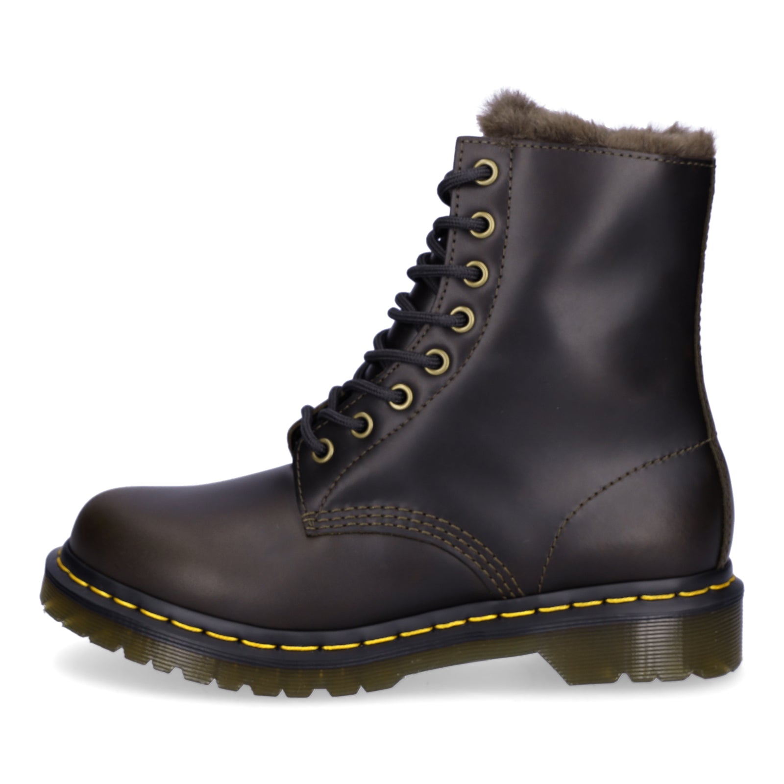 Dr. Martens Damen Schnürboot dunkeltaupe