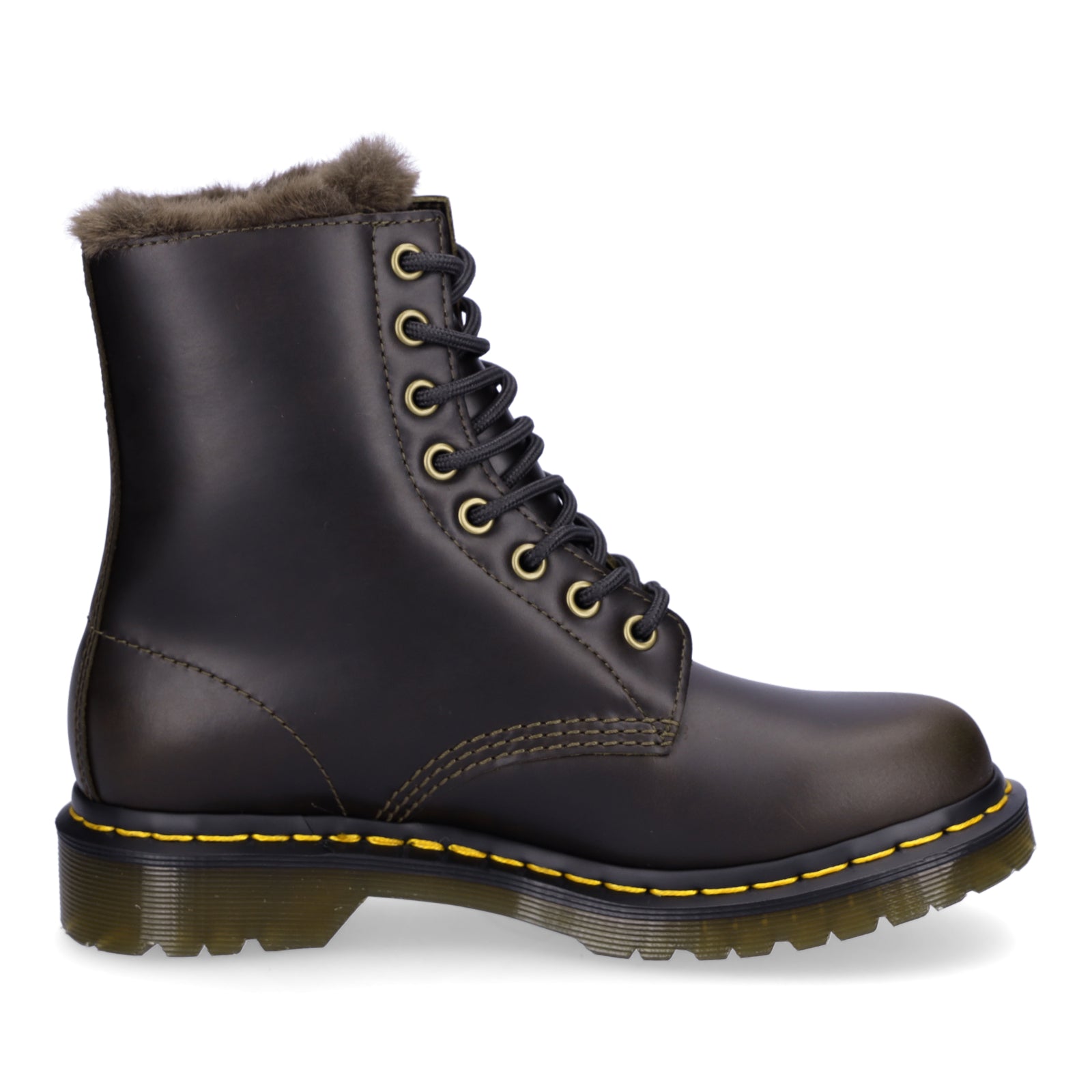 Dr. Martens Damen Schnürboot dunkeltaupe
