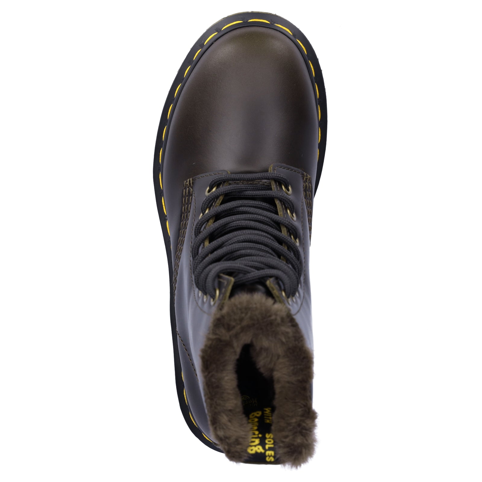 Dr. Martens Damen Schnürboot dunkeltaupe