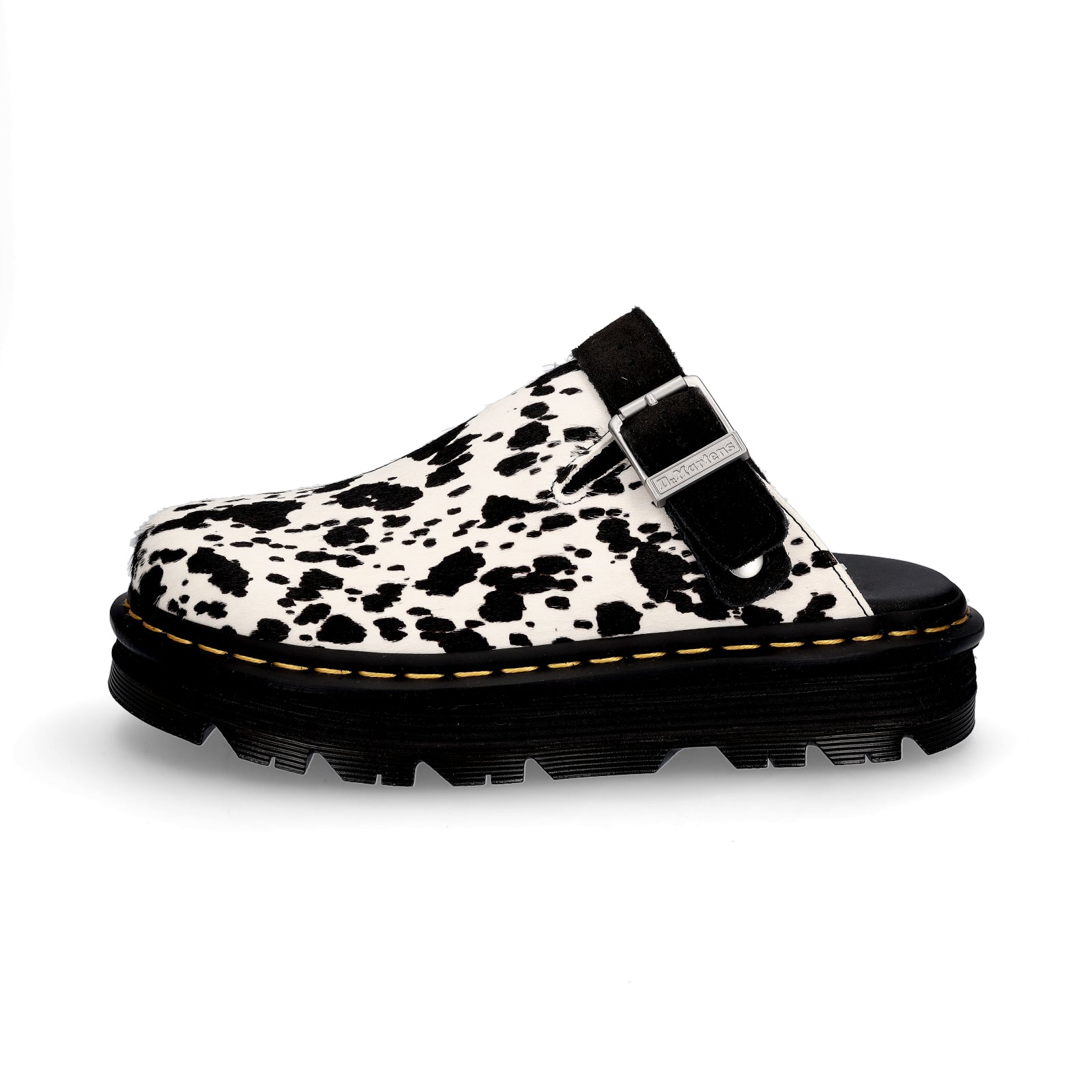 Dr. Martens Damen Pantolette schwarz weiß