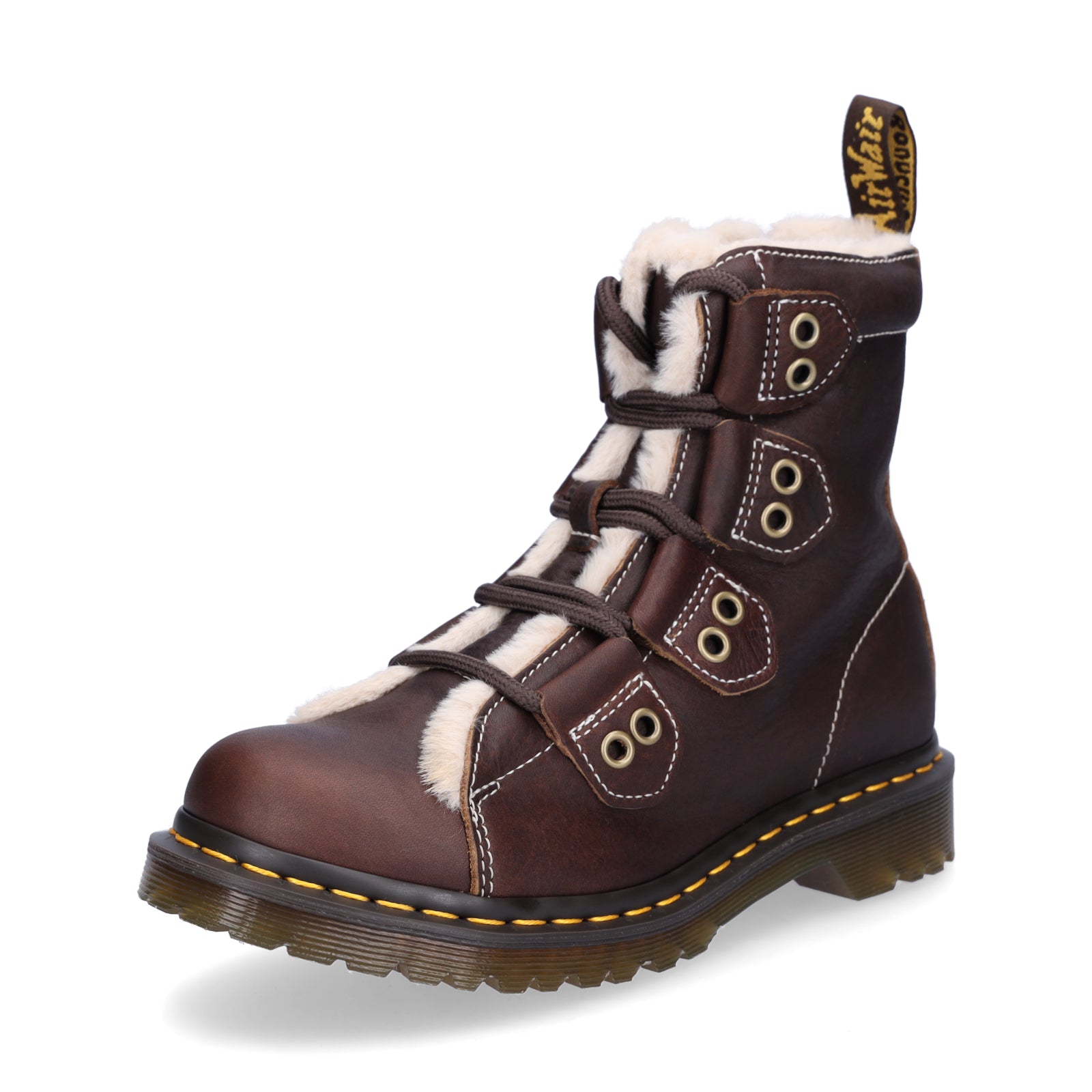 Dr. Martens Damen Schnürboot dunkelbraun