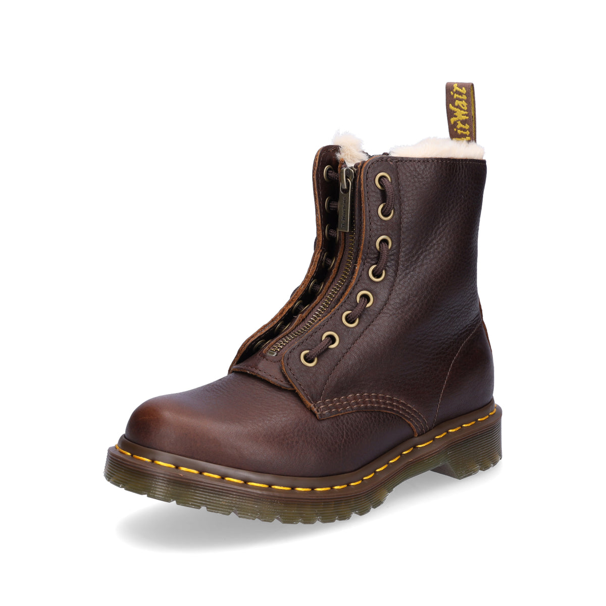 Dr. Martens Damen Boot dunkelbraun