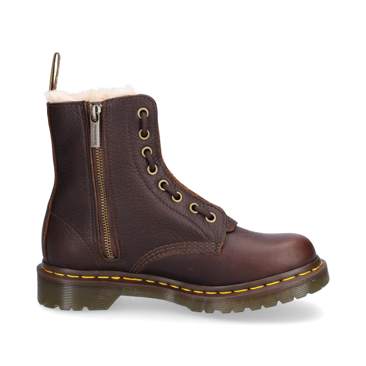 Dr. Martens Damen Boot dunkelbraun