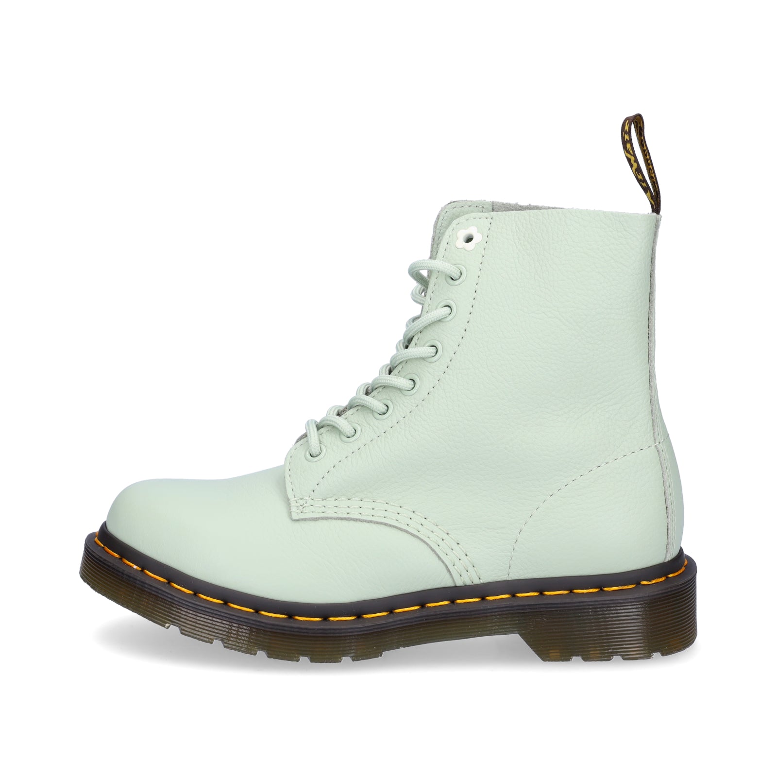 Dr. Martens women's lace-up boot green