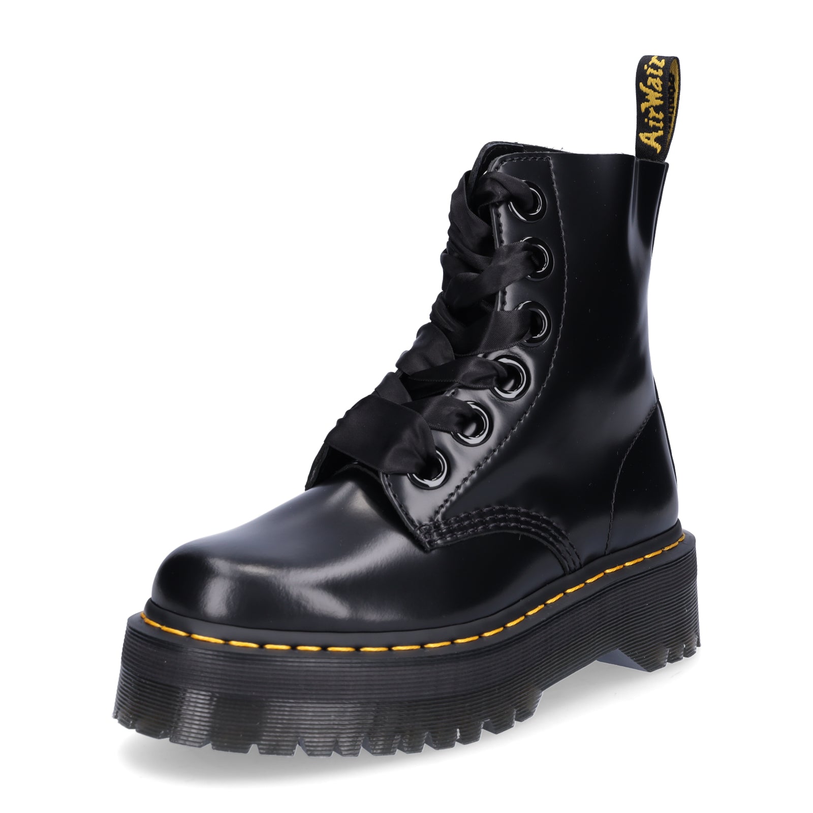 Dr. Martens Damen Plateau Schnürboot schwarz