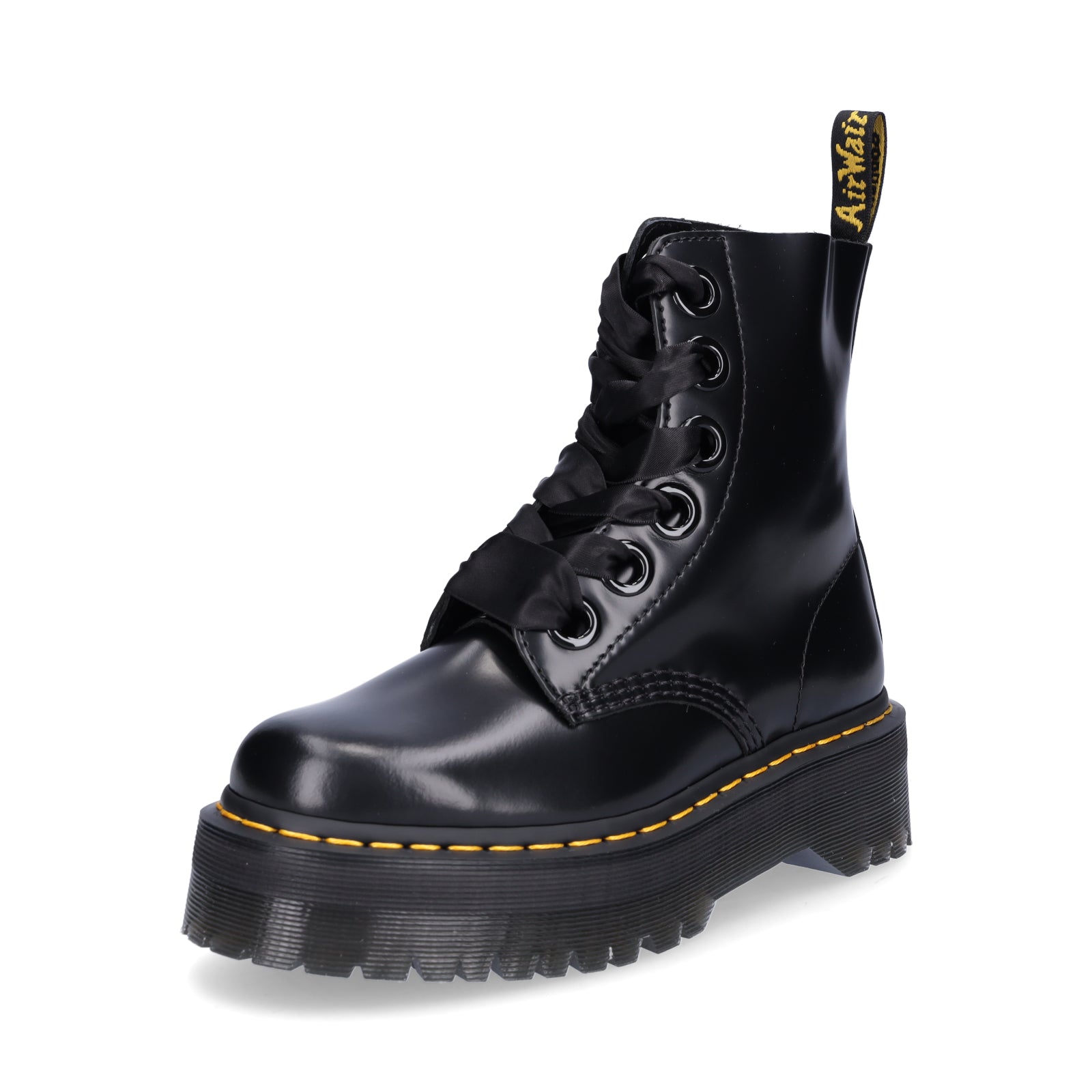 Dr. Martens Damen Plateau Schnürboot schwarz