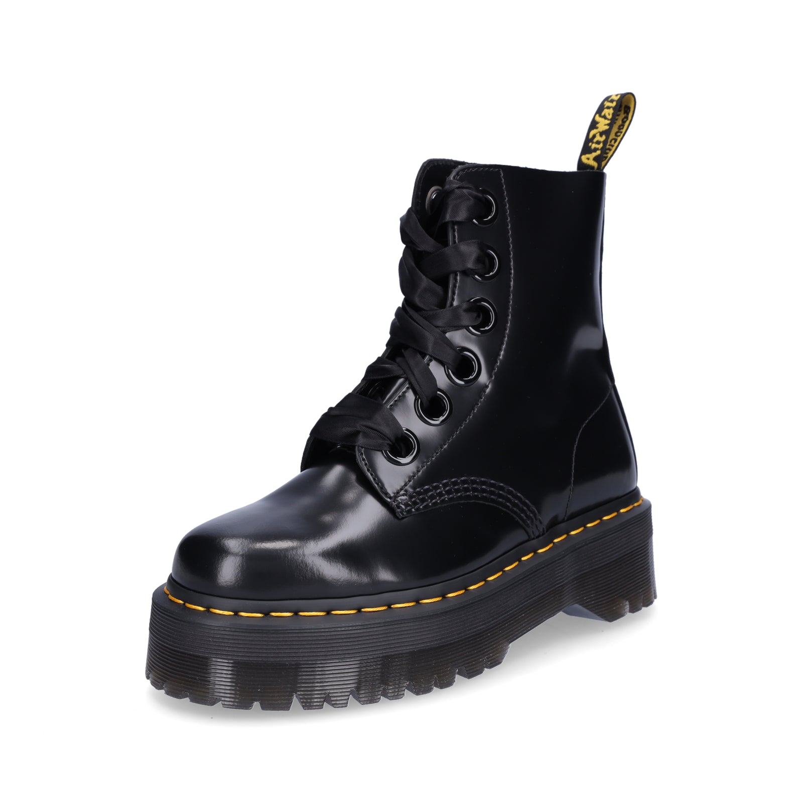 Dr. Martens Damen Plateau Schnürboot schwarz