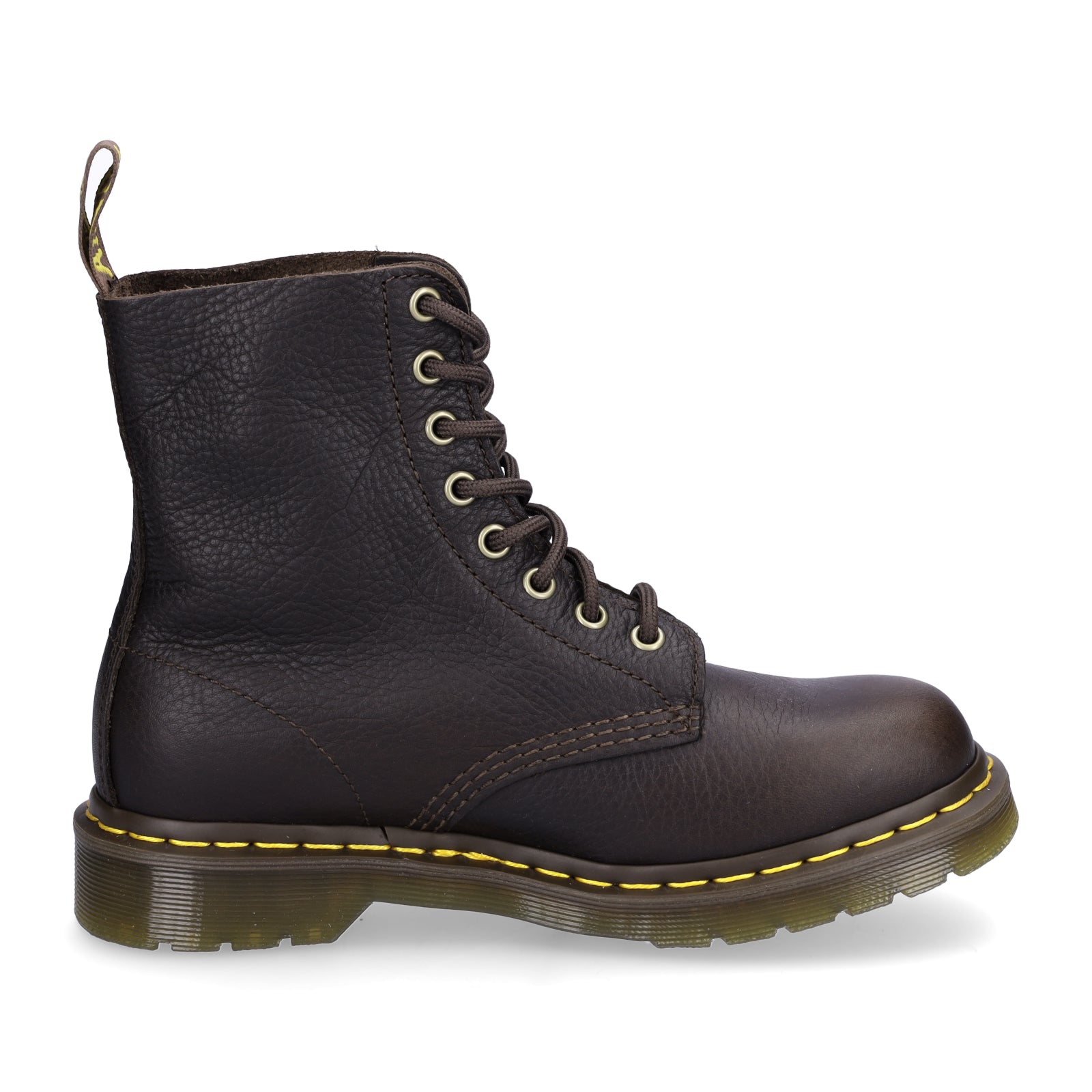 Dr. Martens women's lace-up boot dark brown