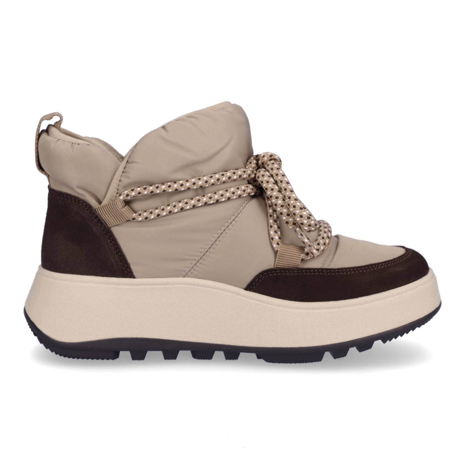 FitFlop Damen Schnürboot F-MODE W/R taupe