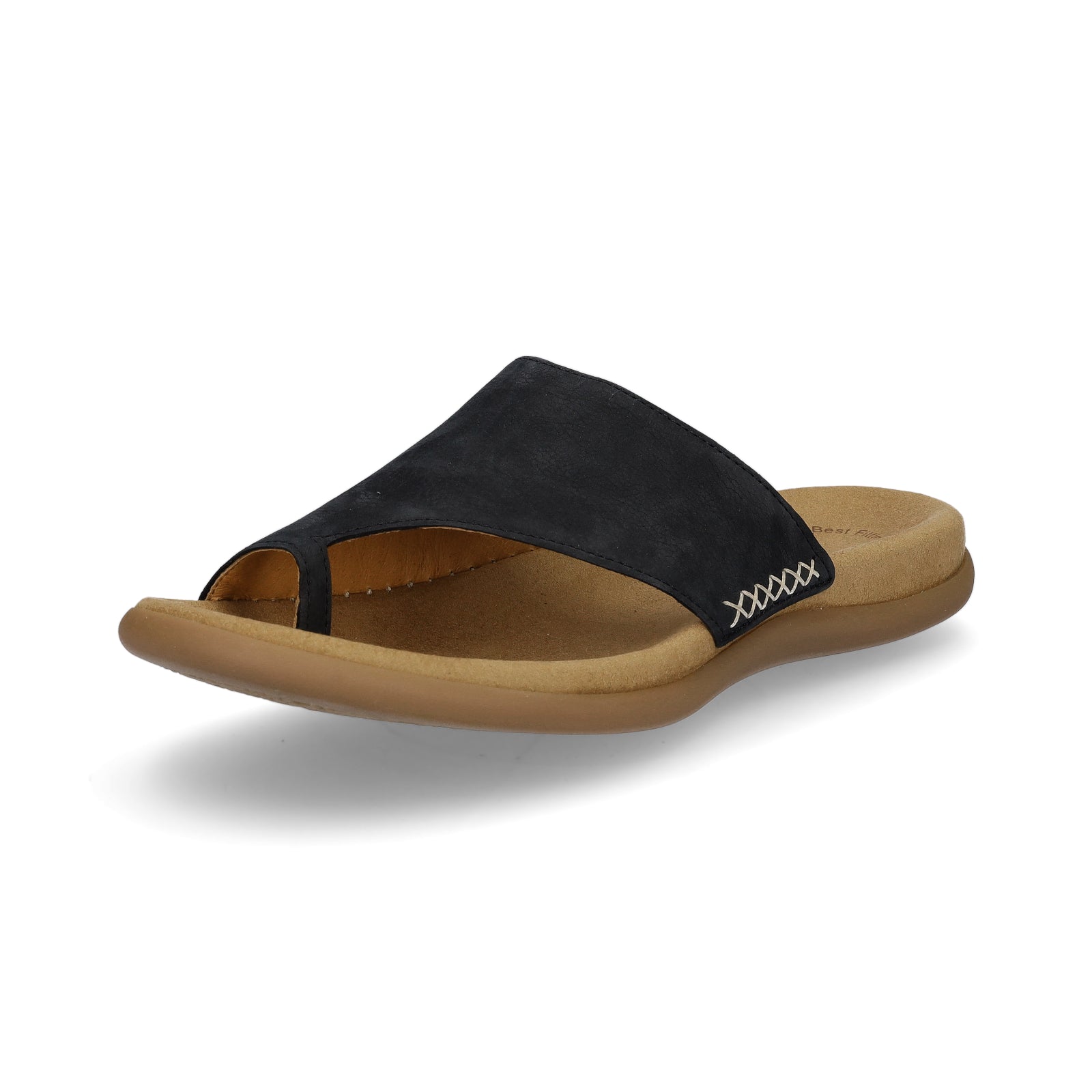 Gabor Damen Leder Pantolette dunkelblau