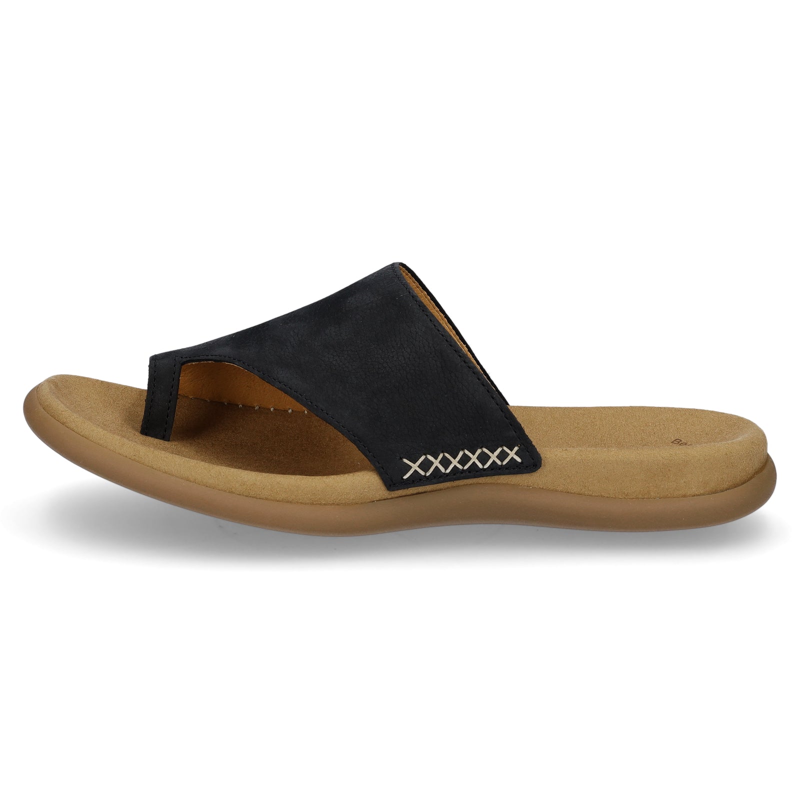 Gabor Damen Leder Pantolette dunkelblau