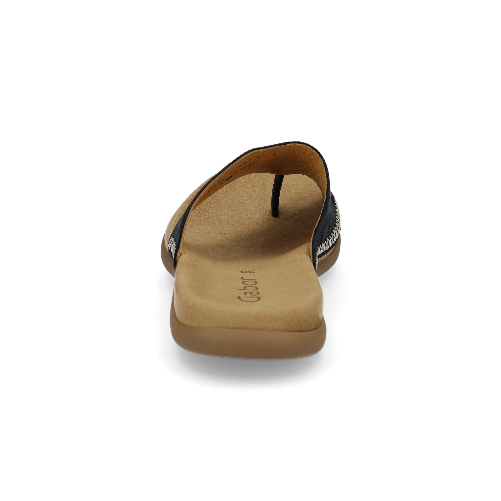 Gabor Damen Leder Pantolette dunkelblau