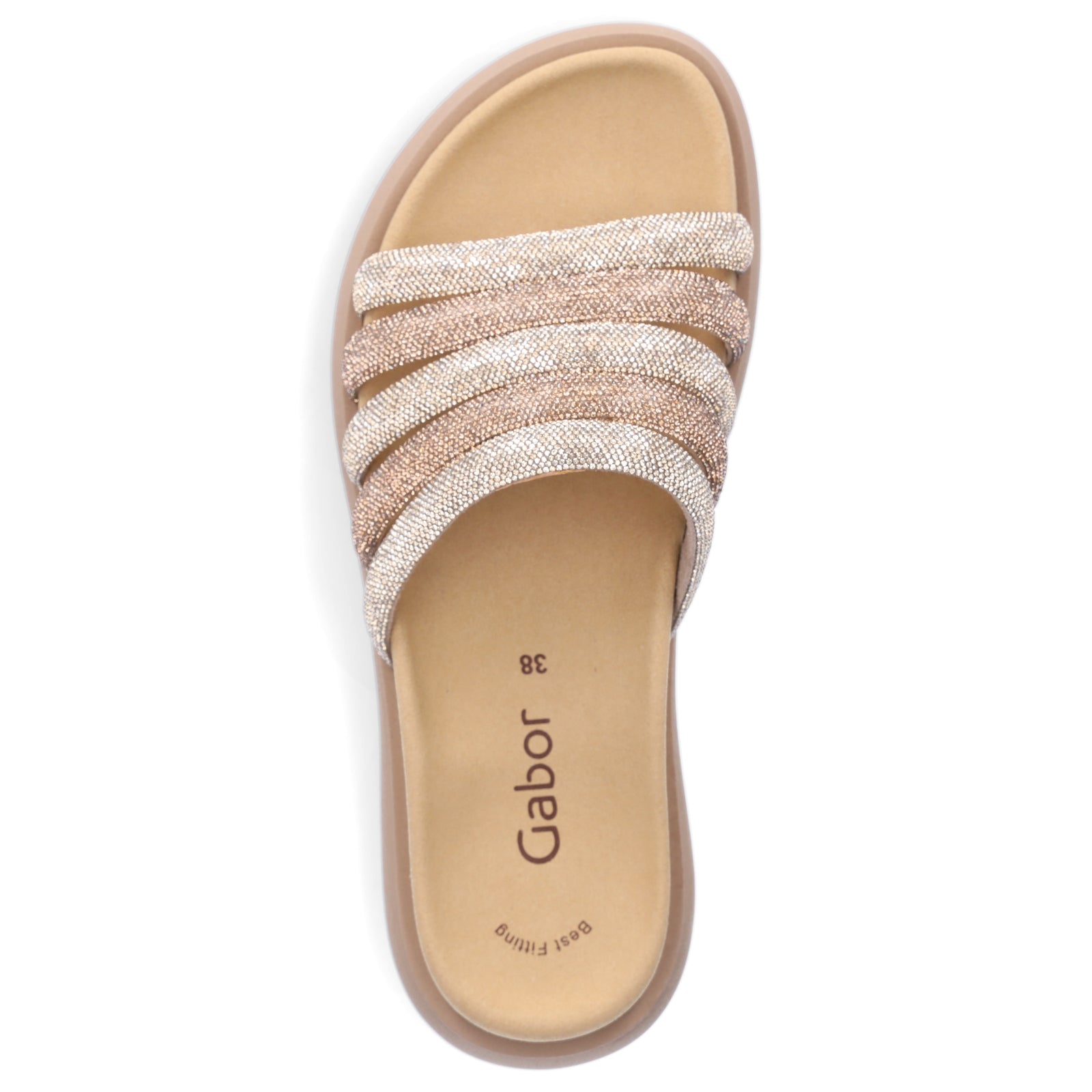 Gabor Damen Pantolette gold