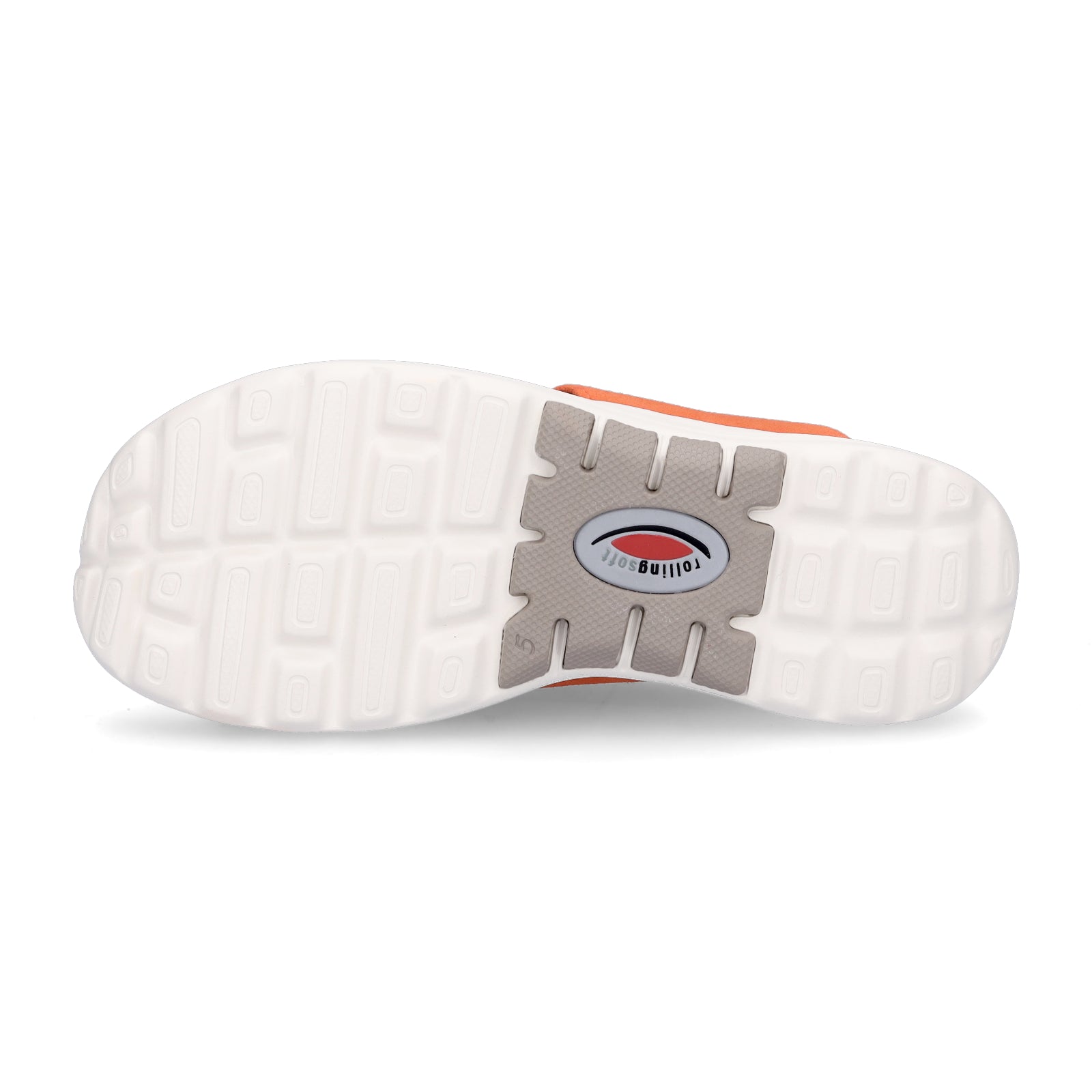 Gabor Rollingsoft Damen Pantolette orange