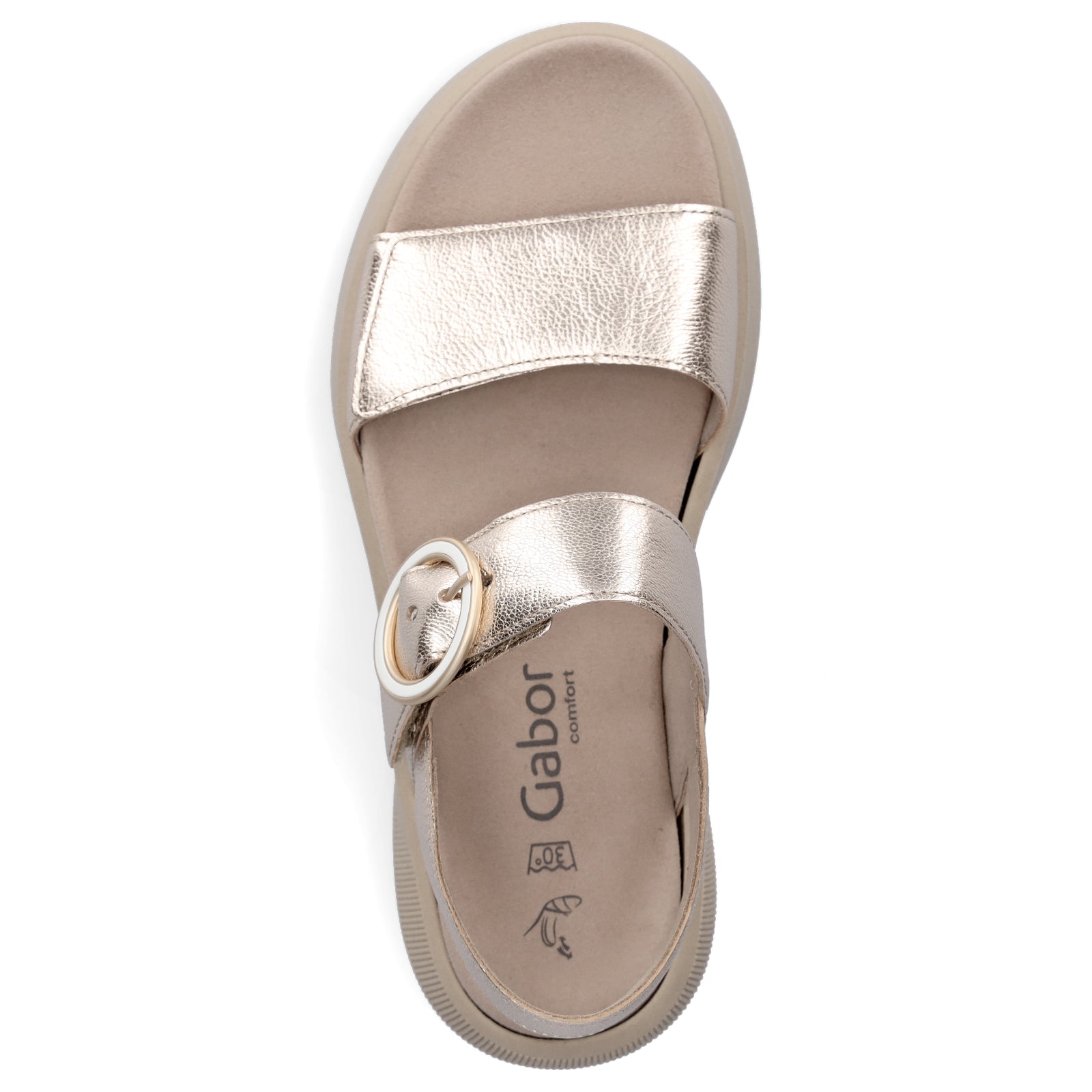 Gabor women's sandals gold