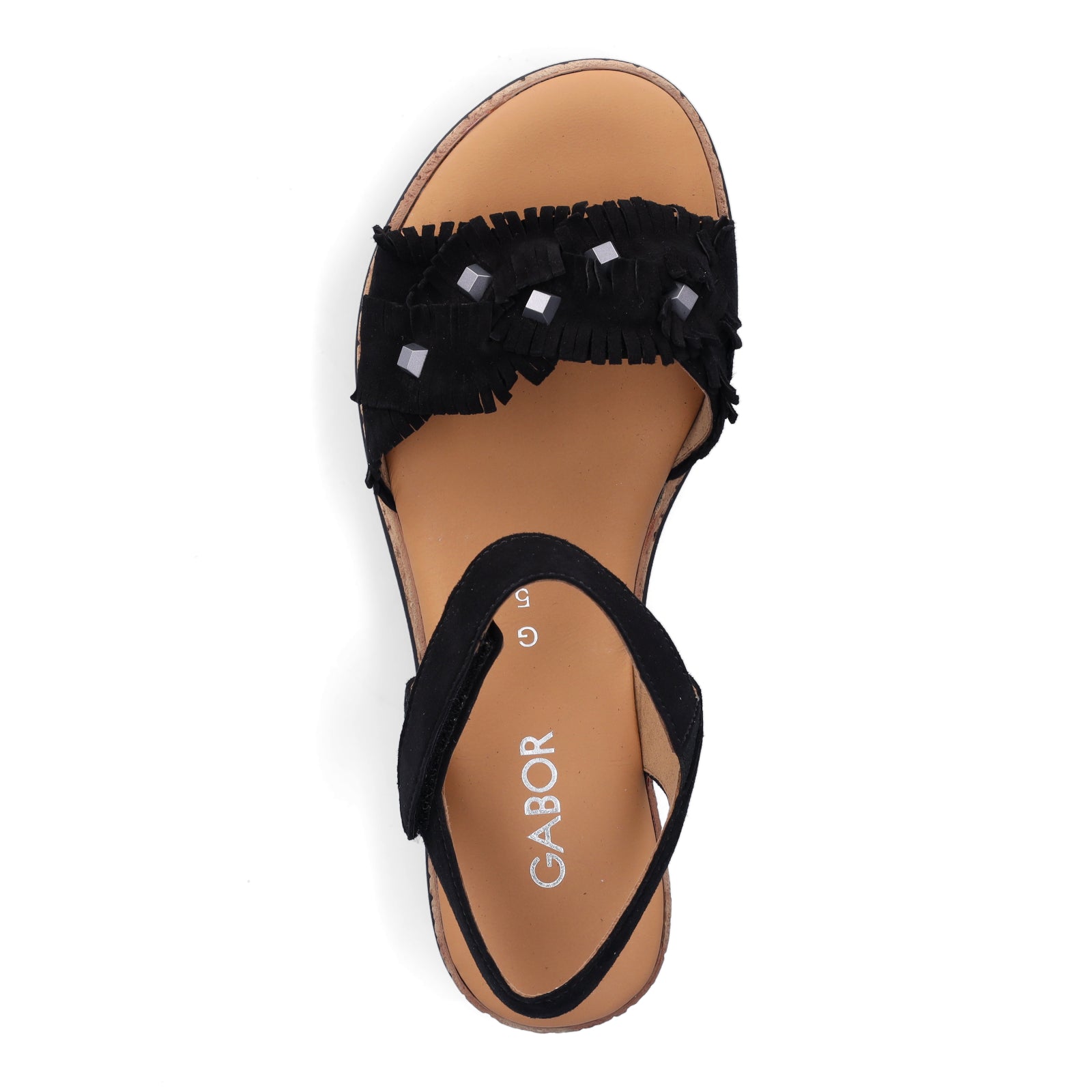 Gabor Damen Sandale schwarz