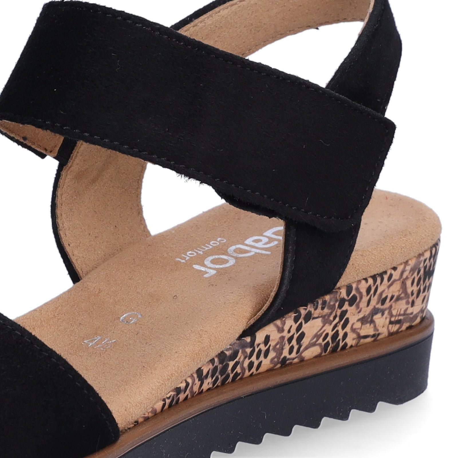 Gabor Damen Sandale schwarz