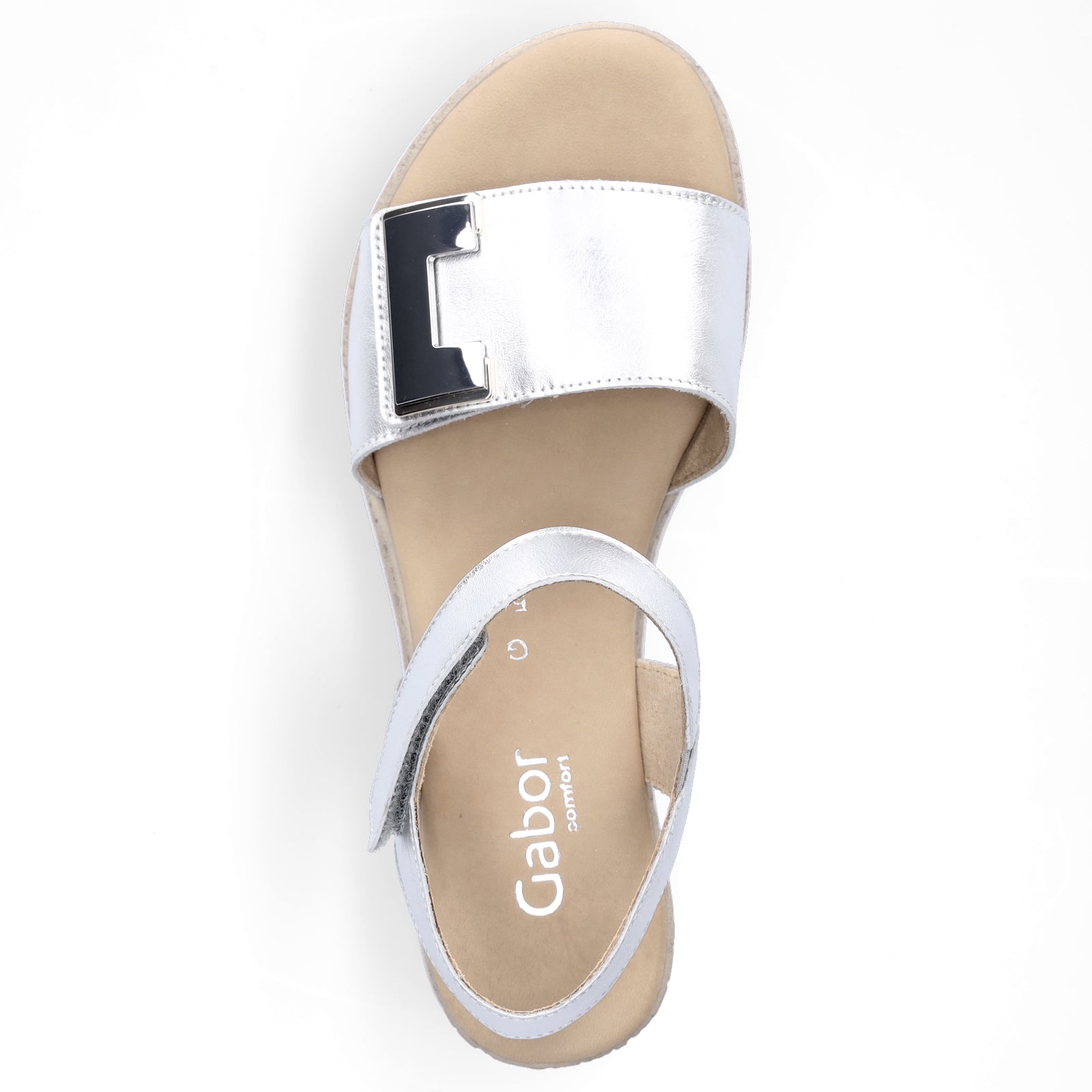 Gabor Damen Sandalette silber