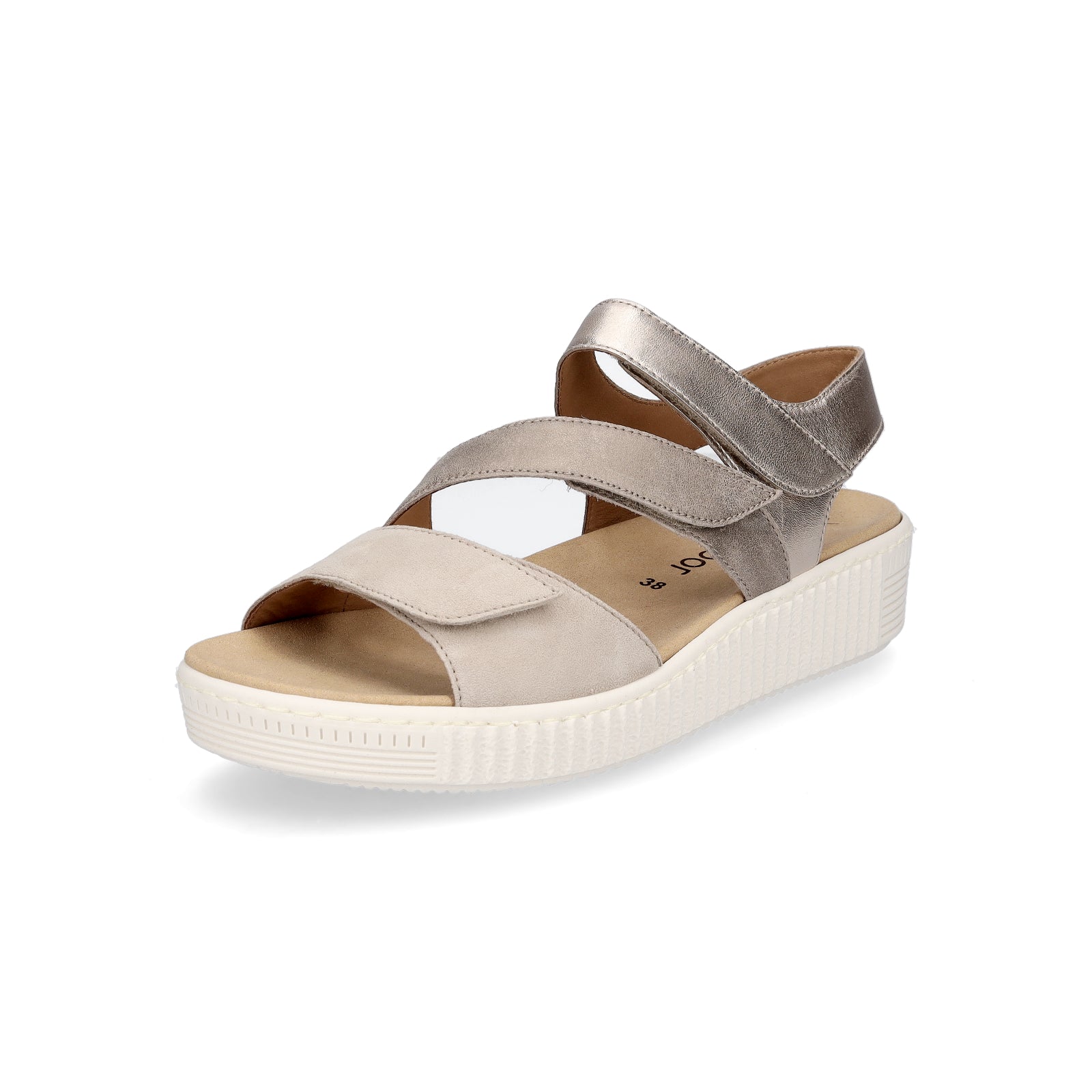 Gabor women's sandals metallic