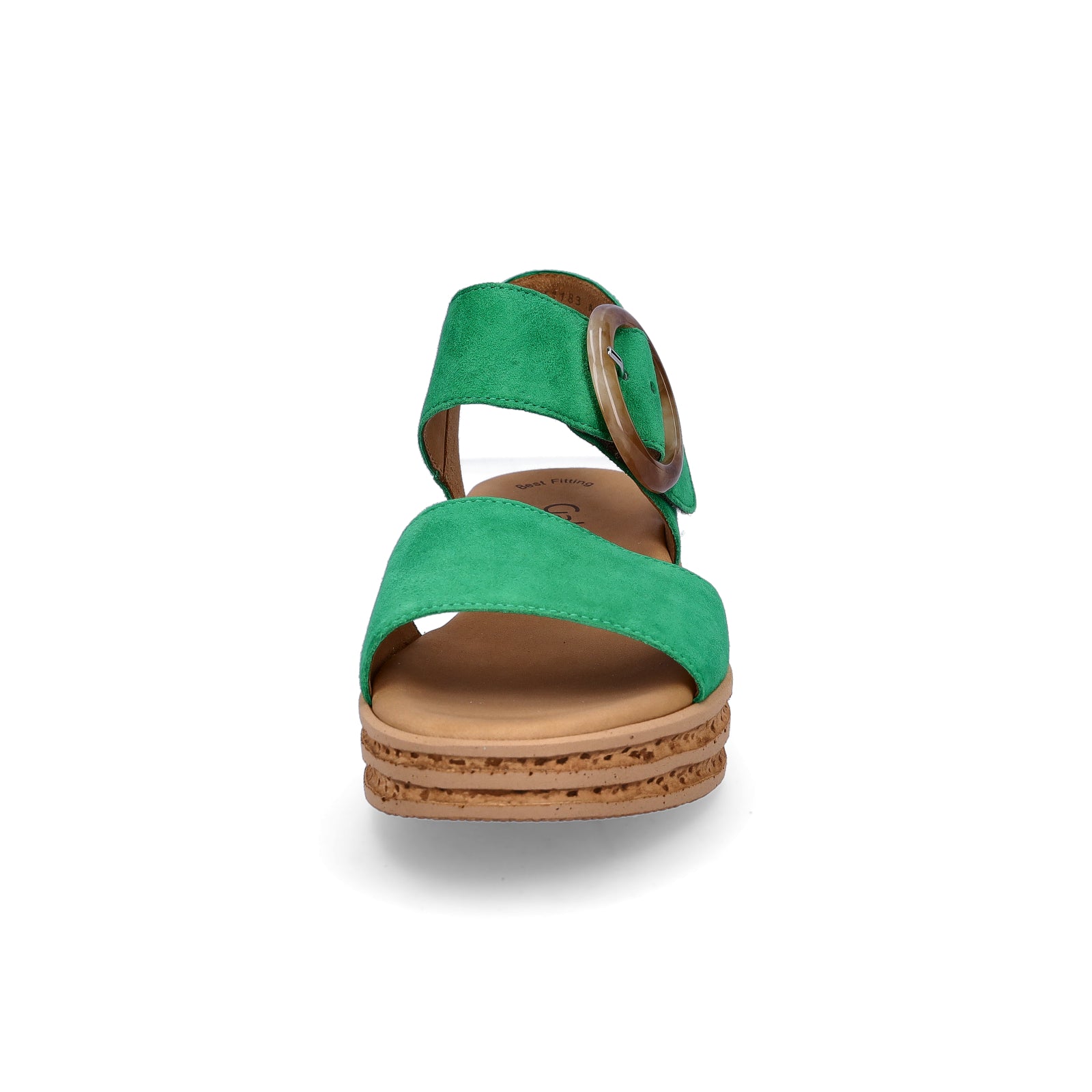 Gabor Damen Keil Sandalette grün