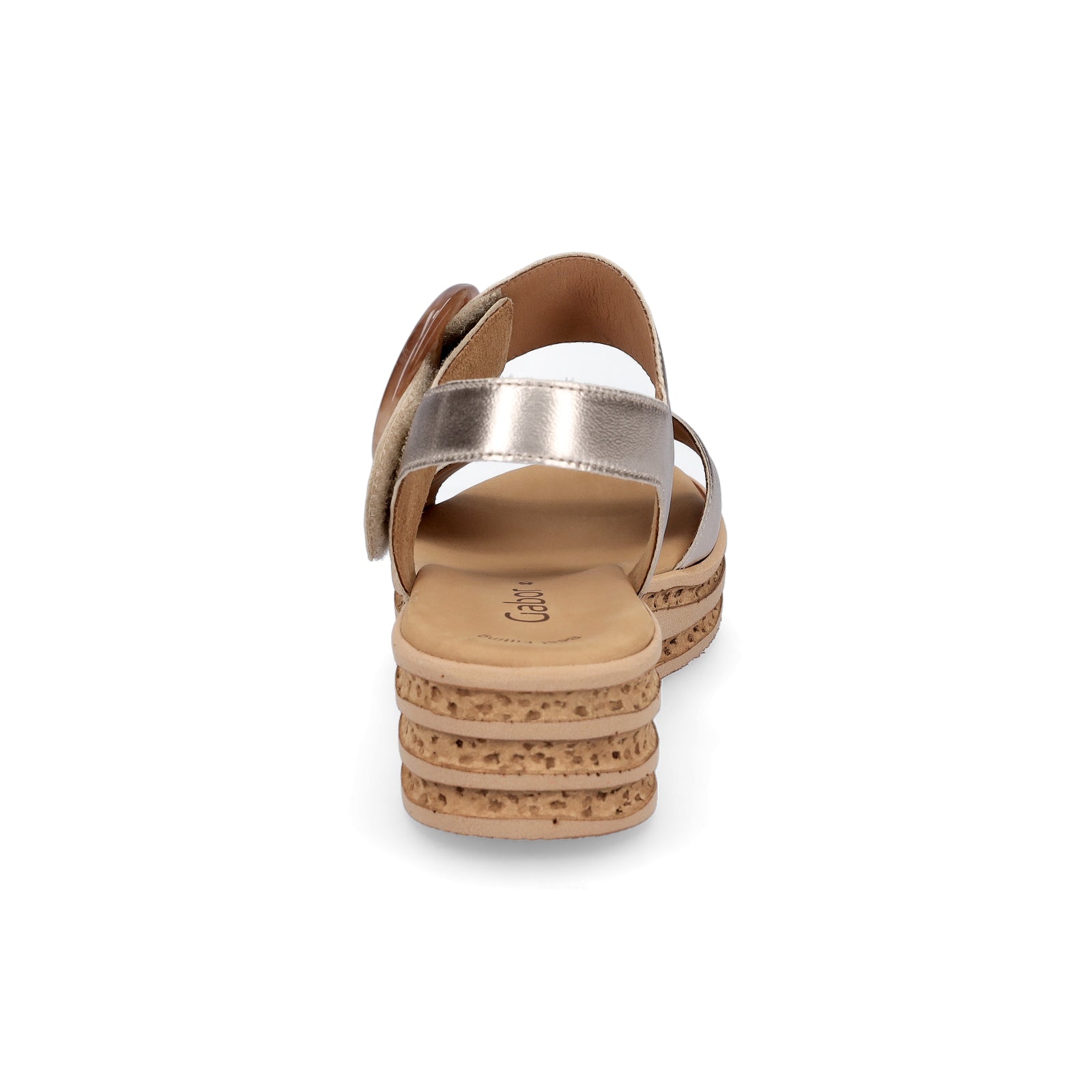 Gabor Damen Keil Sandalette roségold