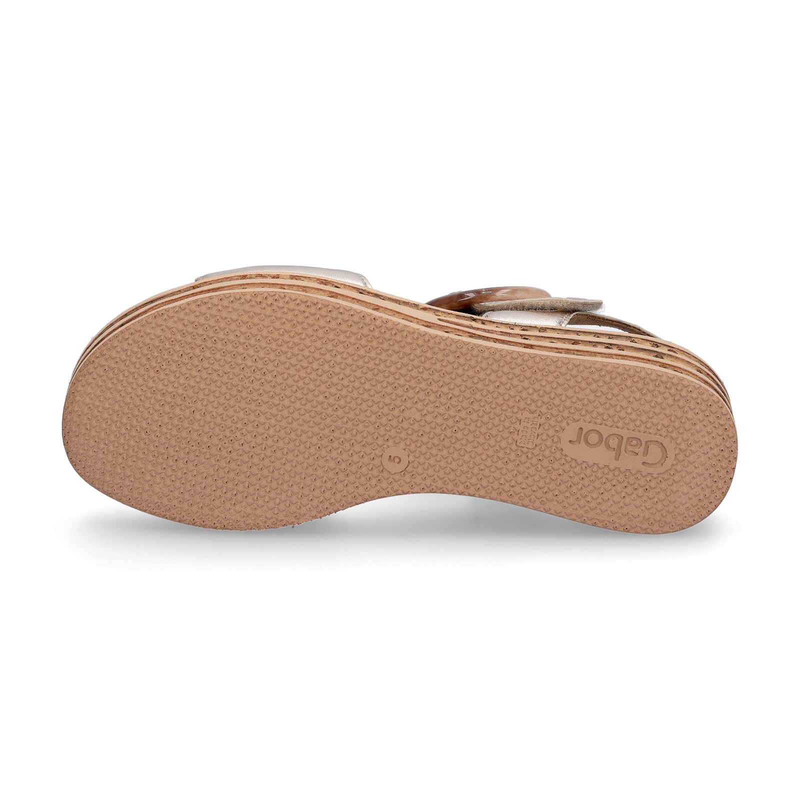 Gabor Damen Keil Sandalette roségold