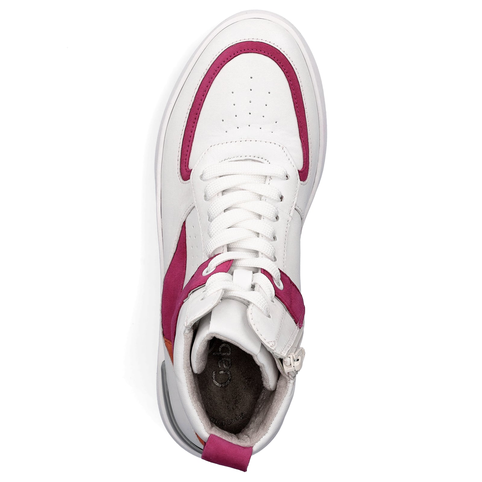 Gabor Damen High Top Sneaker weiß pink