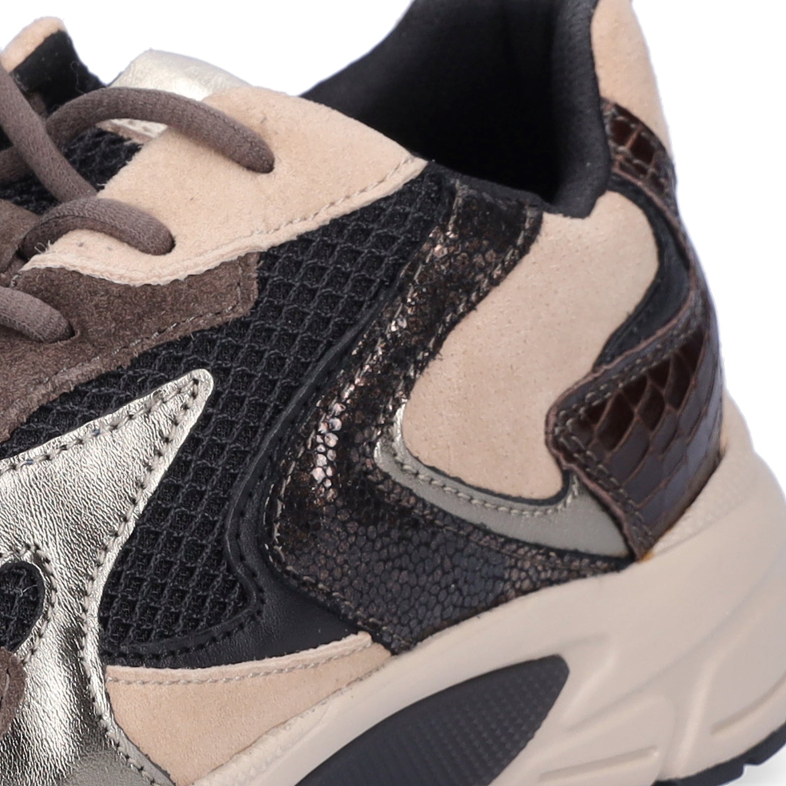 Gabor Damen Sneaker schwarz beige