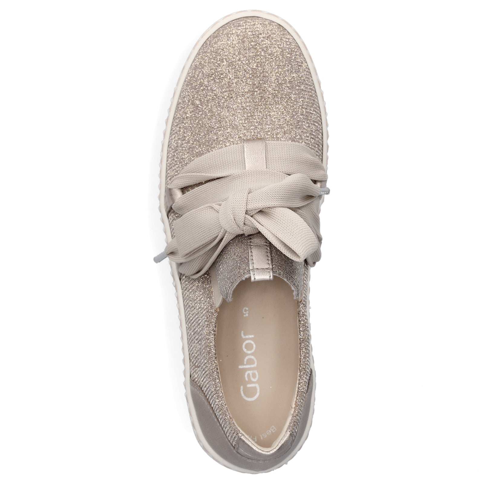 Gabor Damen Sneaker metallic