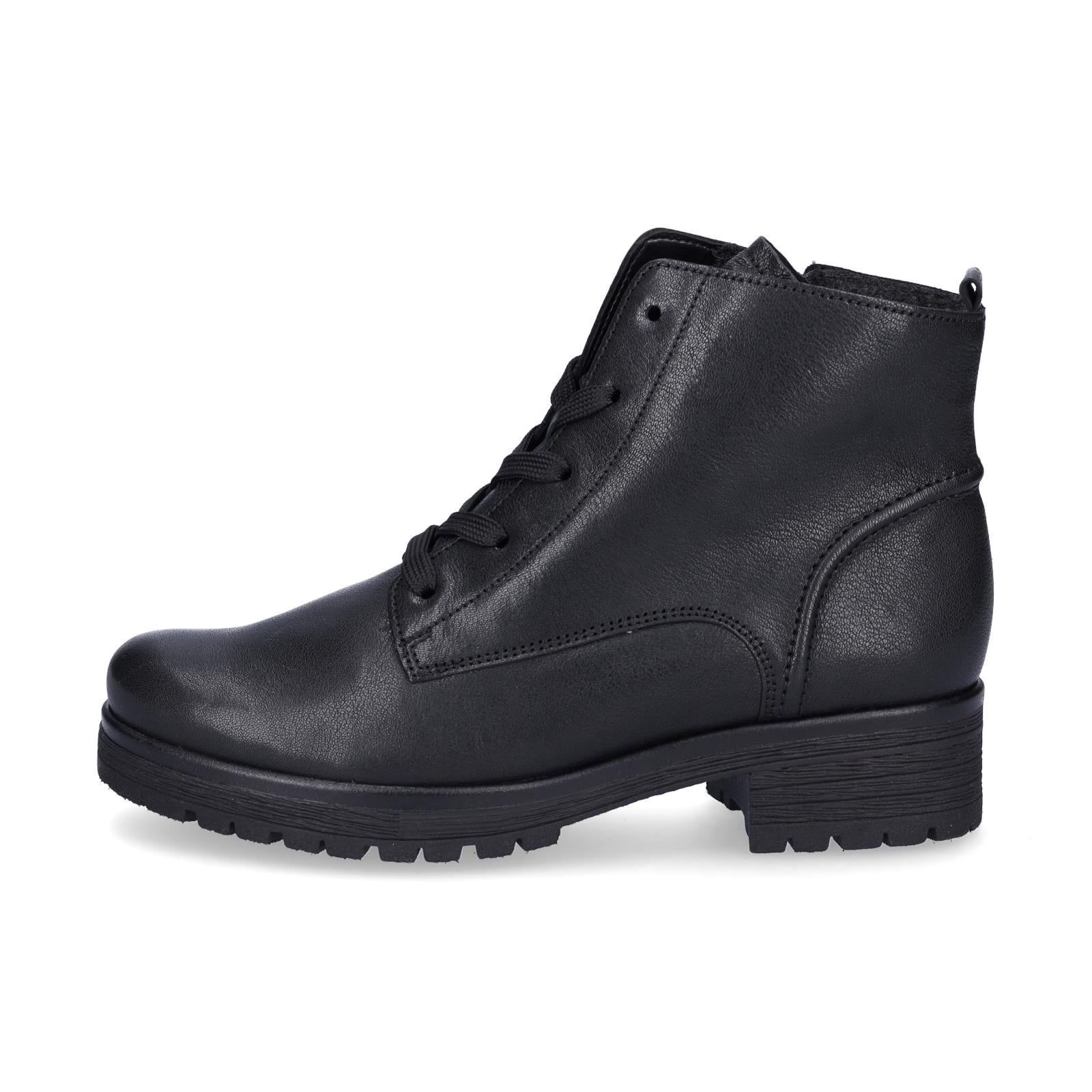 Gabor Damen Leder Schnürstiefelette schwarz