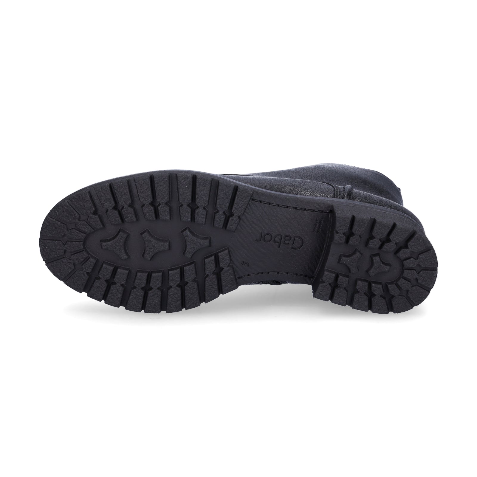 Gabor Damen Leder Schnürstiefelette schwarz