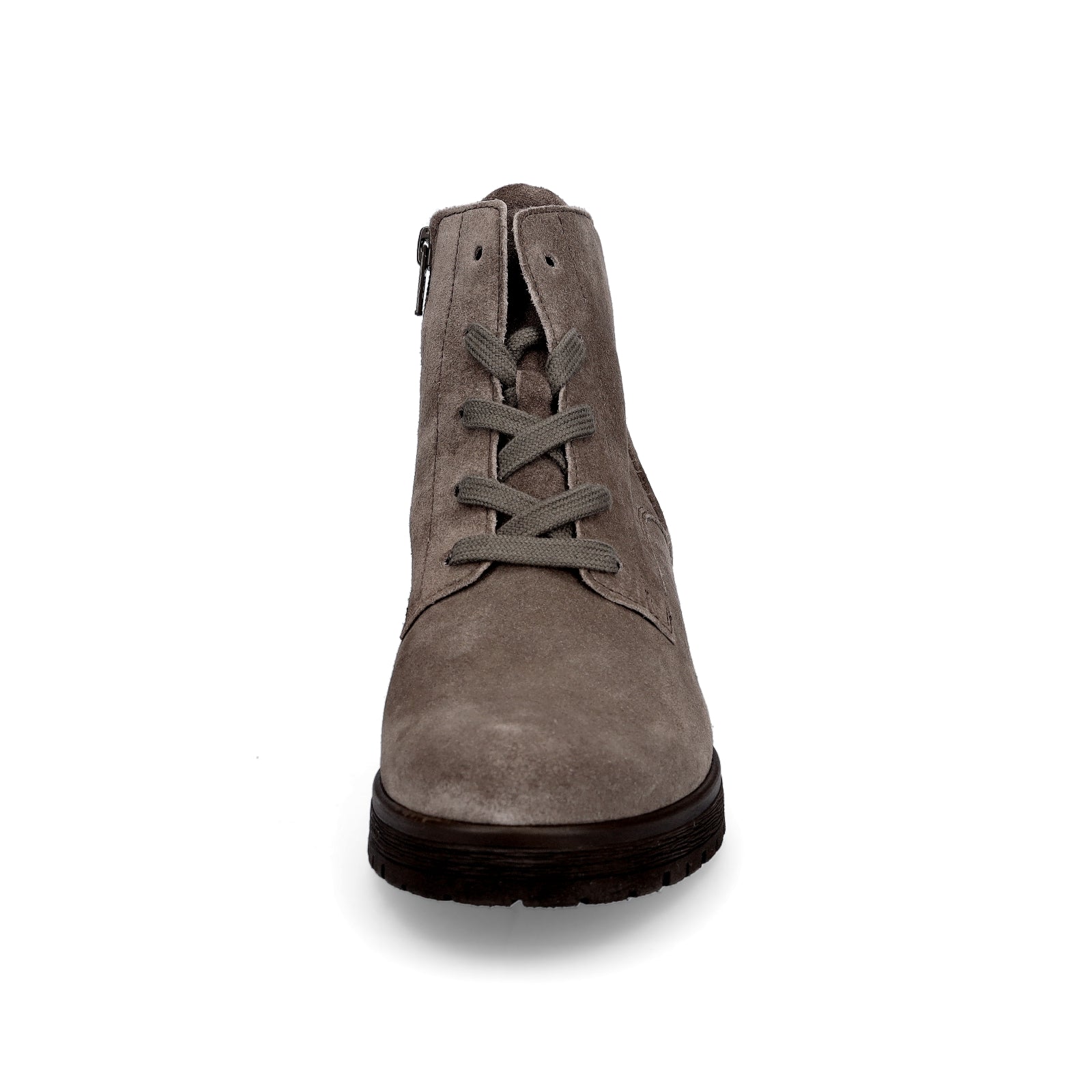 Gabor Damen Leder Schnürstiefelette taupe