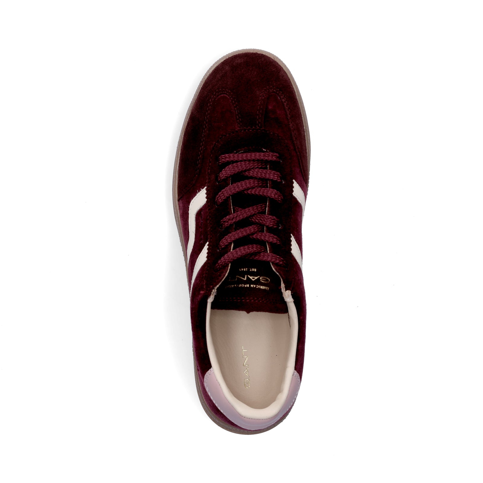 Gant women's sneakers Cuzima wine red pink