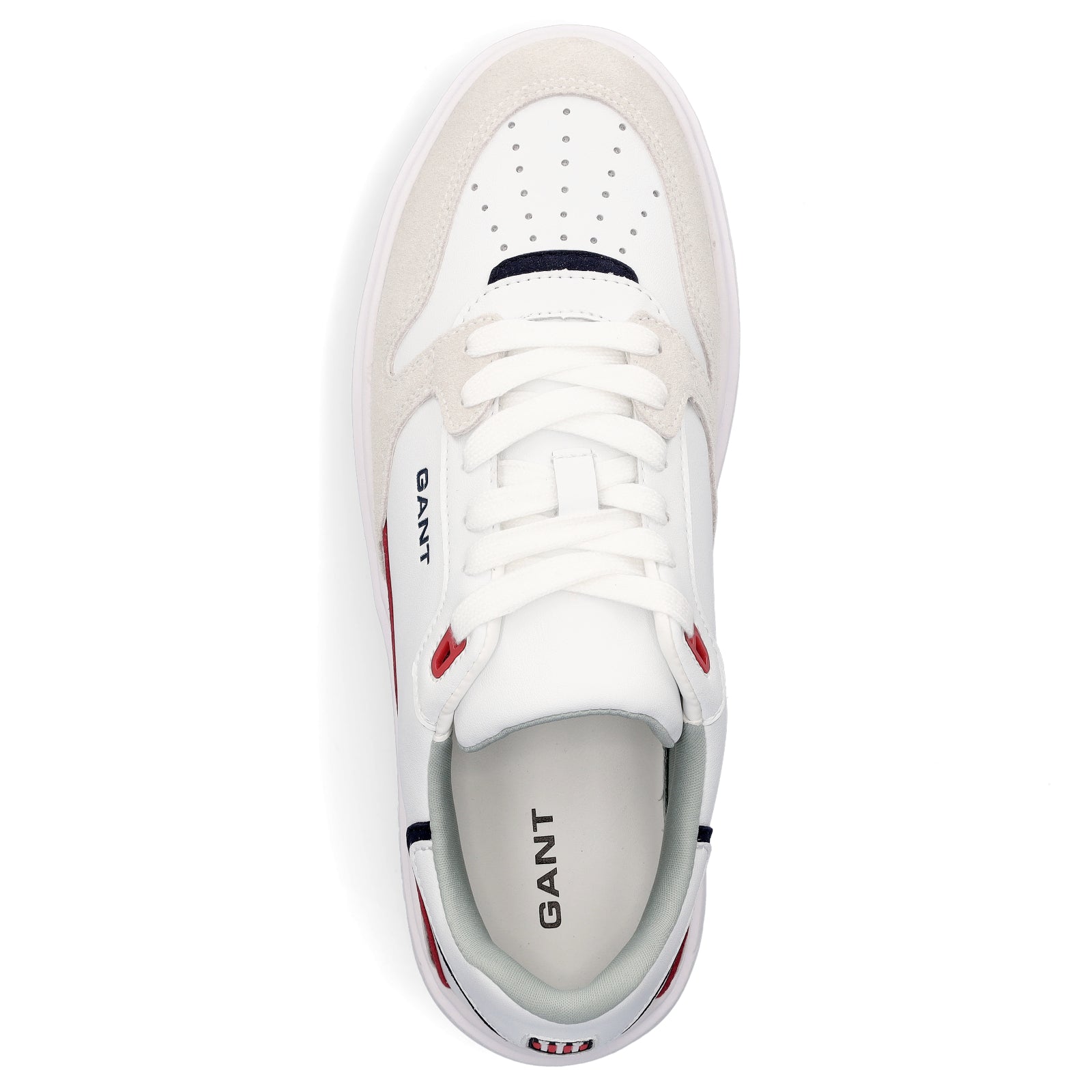Gant Herren Leder Sneaker Kanmen weiß