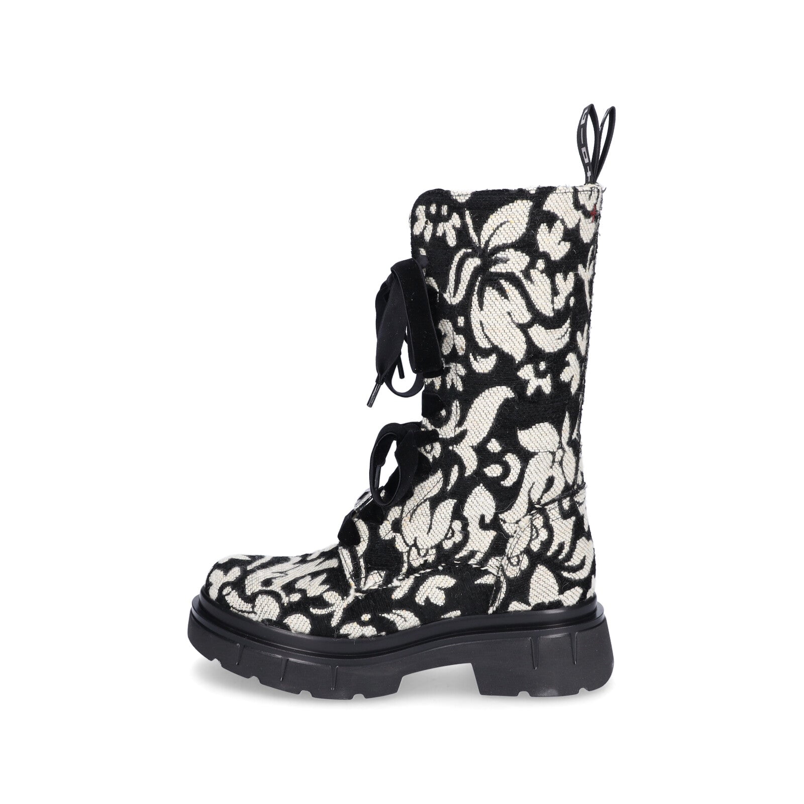 Gio+ Damen Halbschaftstiefel schwarz weiß