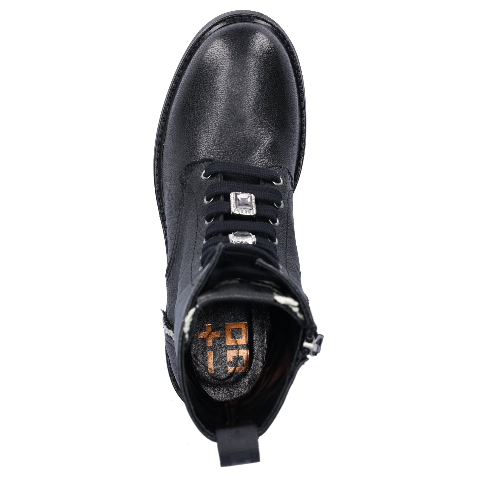 Gio+ women's lace-up ankle boots black