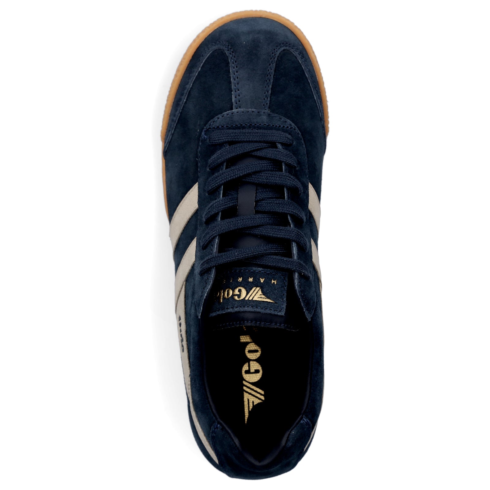 Gola women's sneaker Harrier mirror navy gold