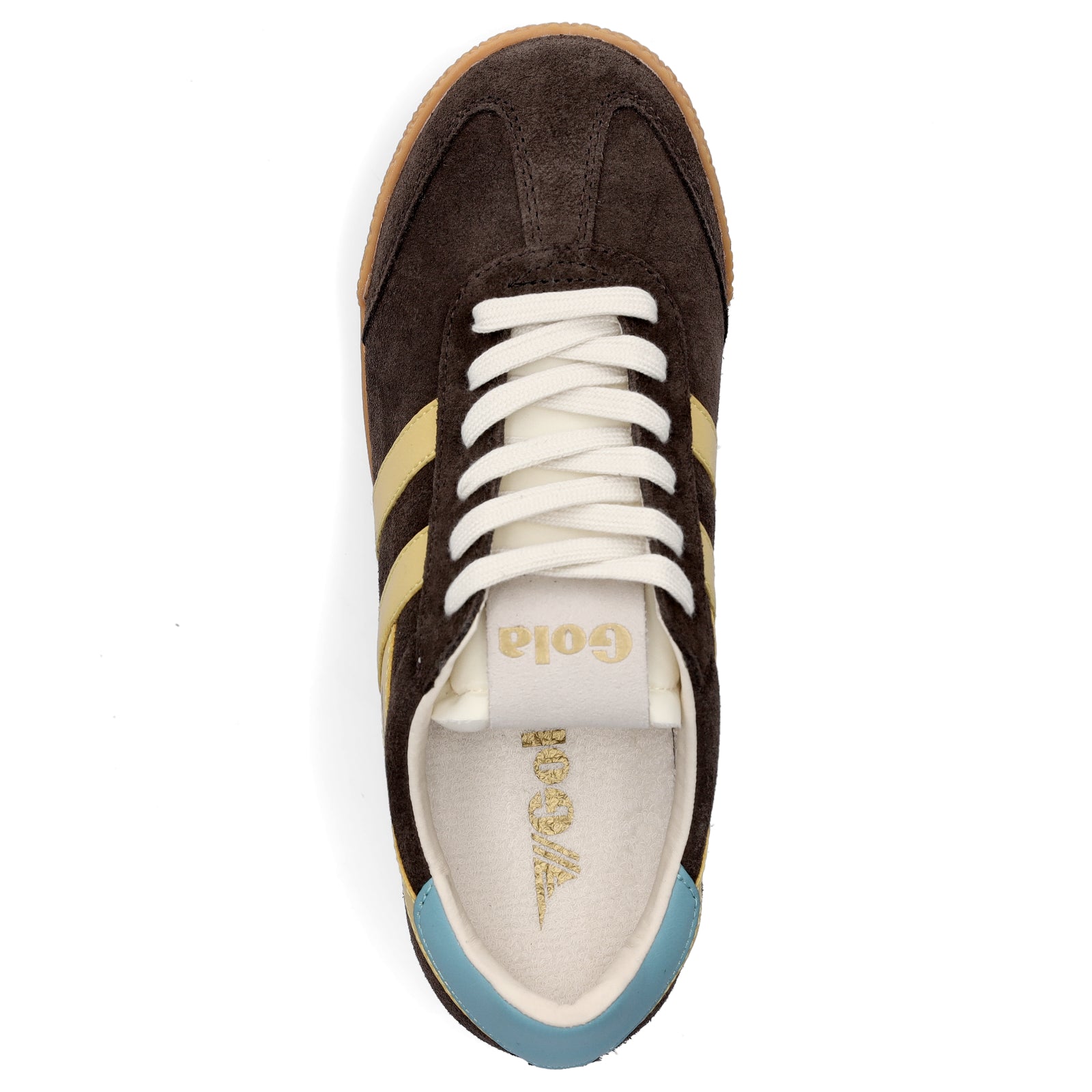 Gola Damen Sneaker Elan mocca gelb