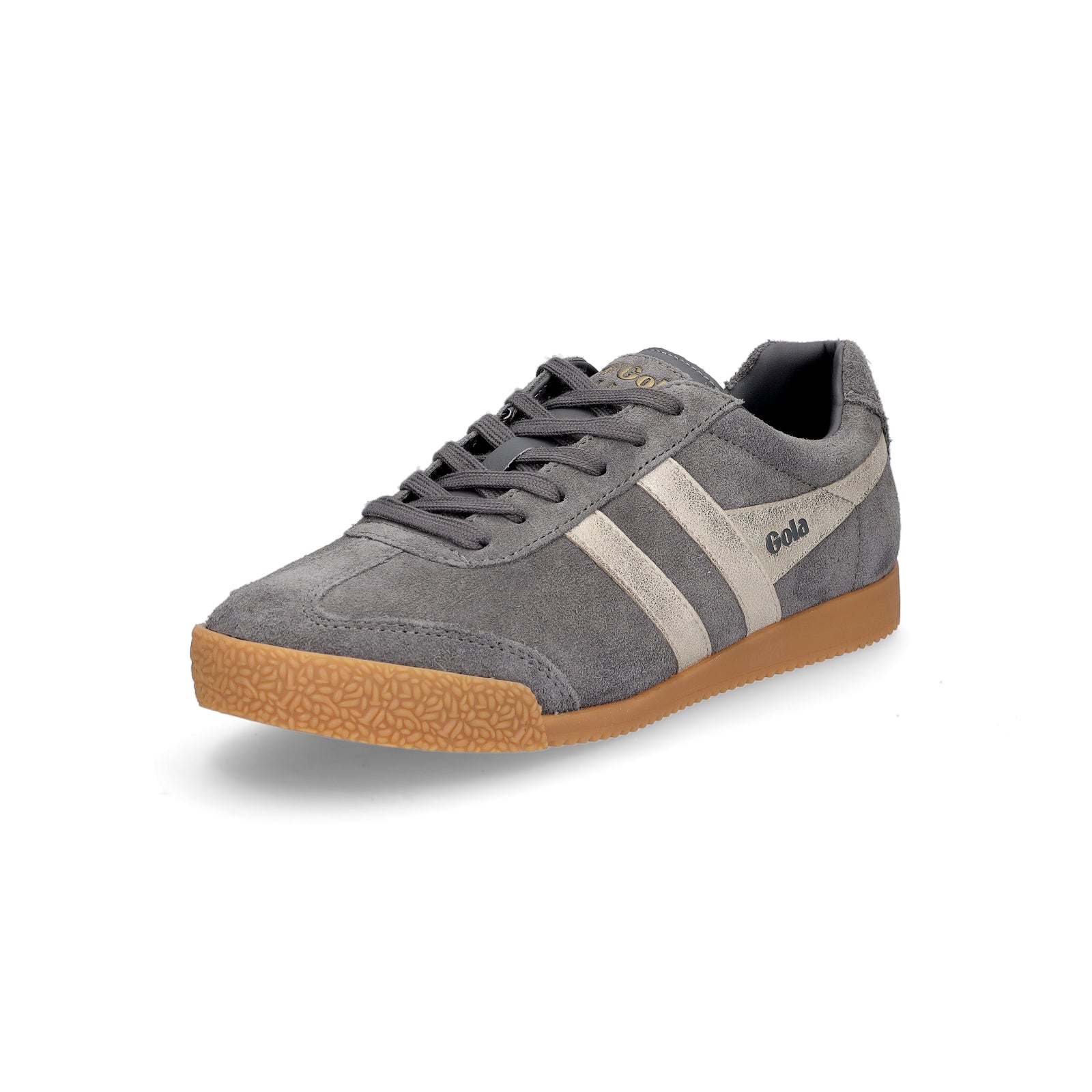 Gola Damen Sneaker Harrier Mirror grau gold