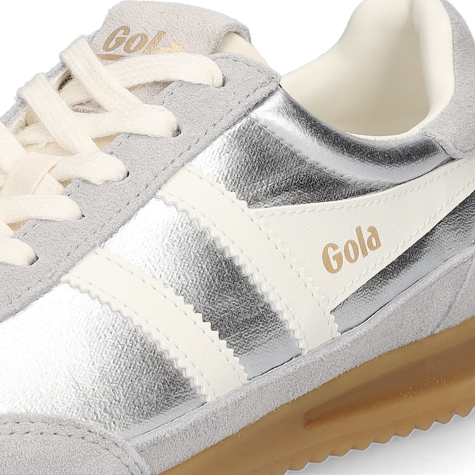 Gola Damen Sneaker Firefly Metallic silber