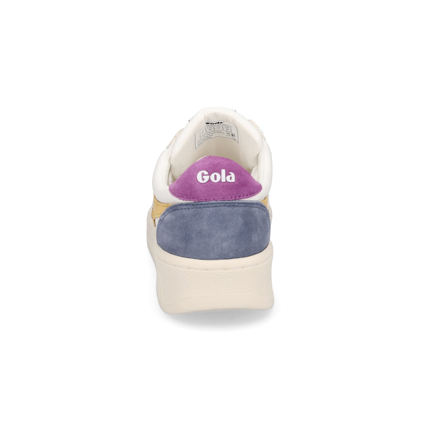 Gola Damen Sneaker Grandslam Trident weiß gelb