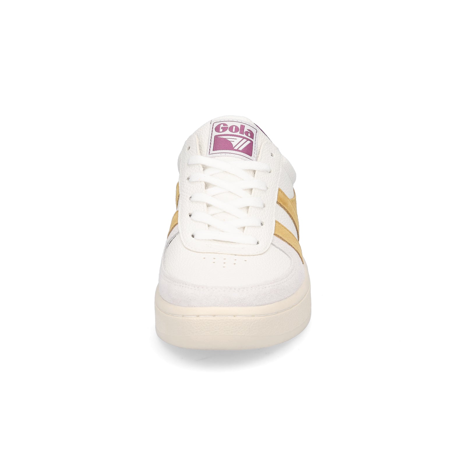 Gola Damen Sneaker Grandslam Trident weiß gelb