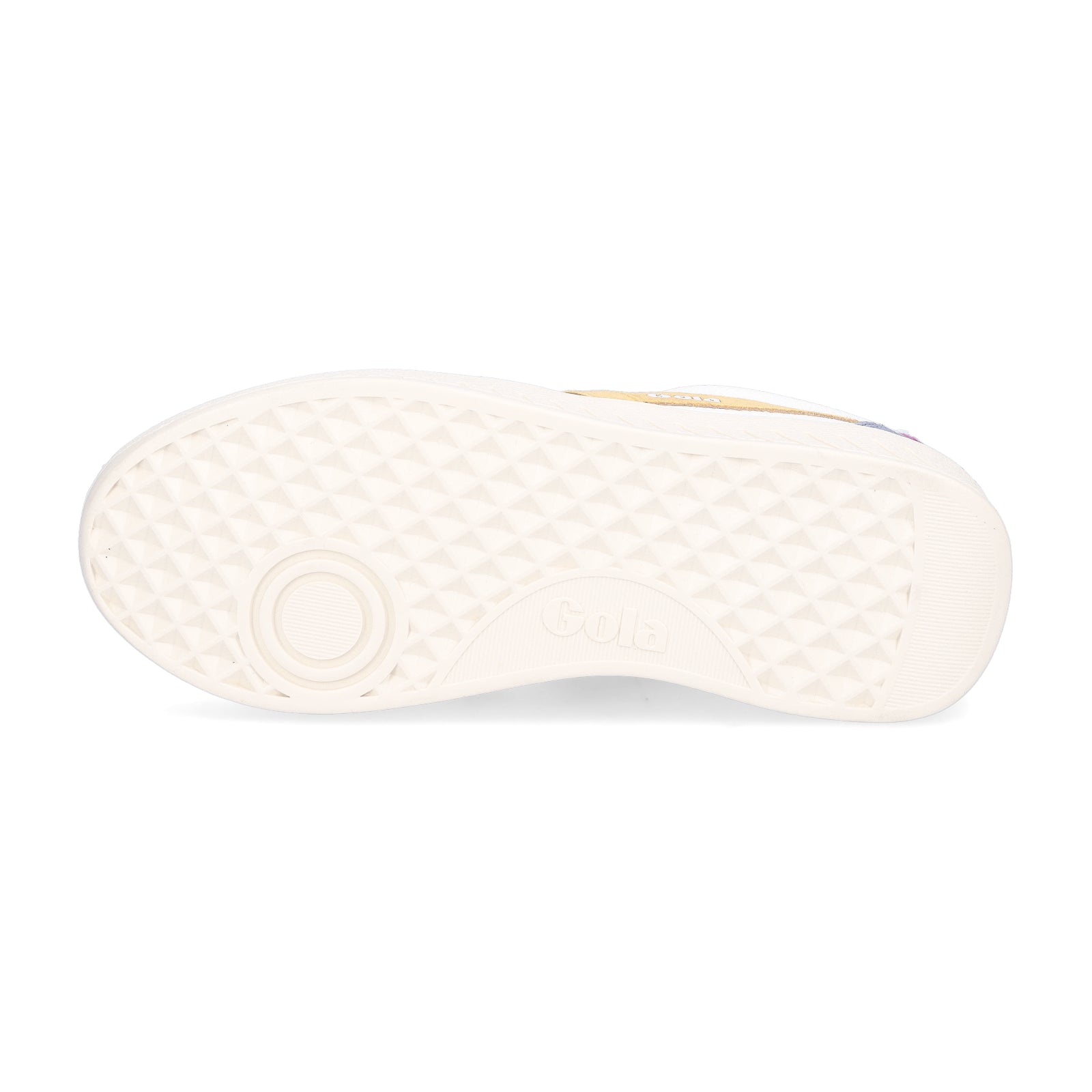 Gola Damen Sneaker Grandslam Trident weiß gelb