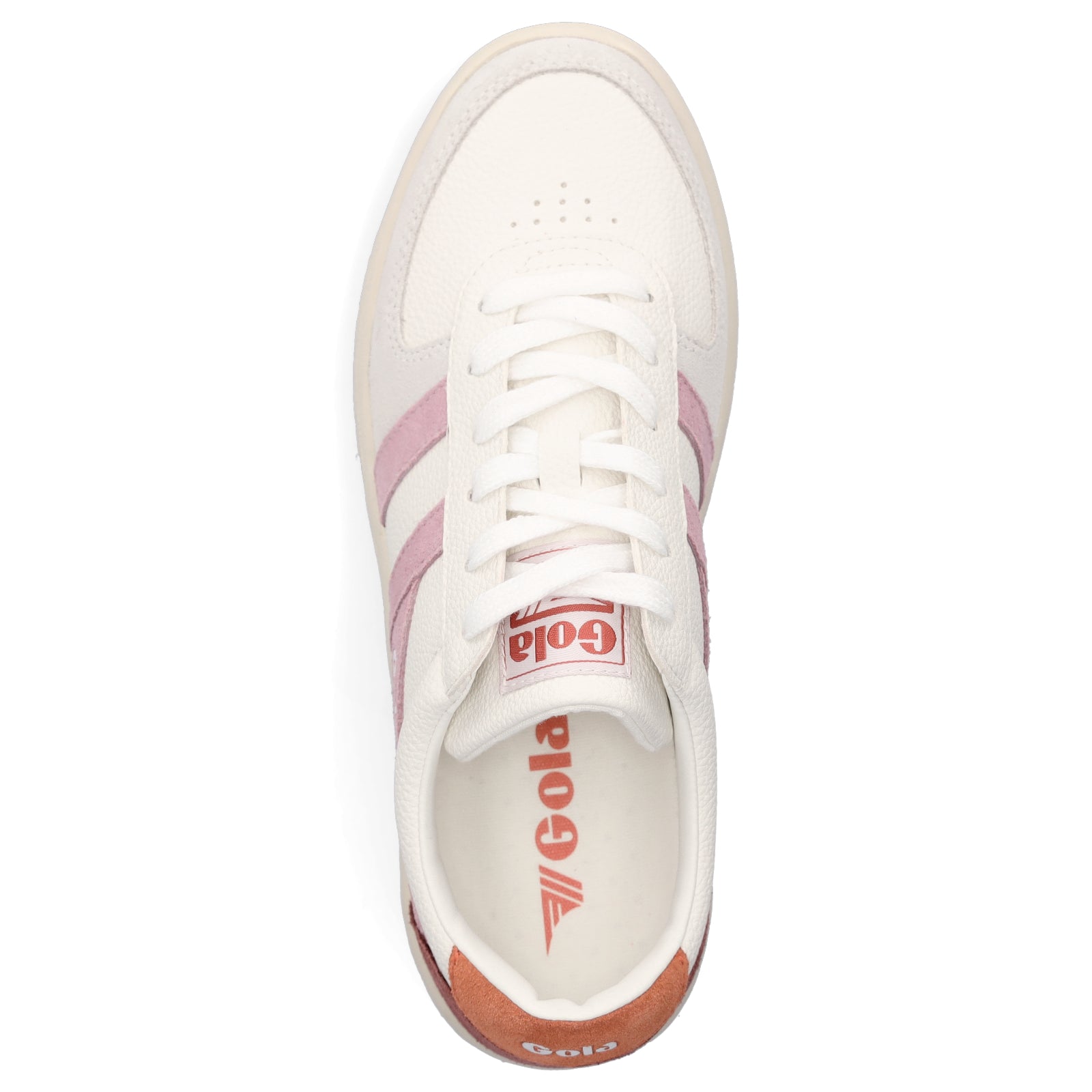 Gola Damen Sneaker Grandslam Trident weiß rosa